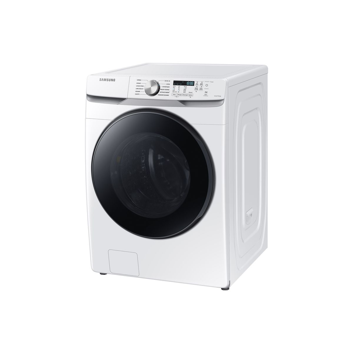 SAMSUNG Lave linge hublot à induction WF18T8000GW, 18 kg, 1100 t/min, C