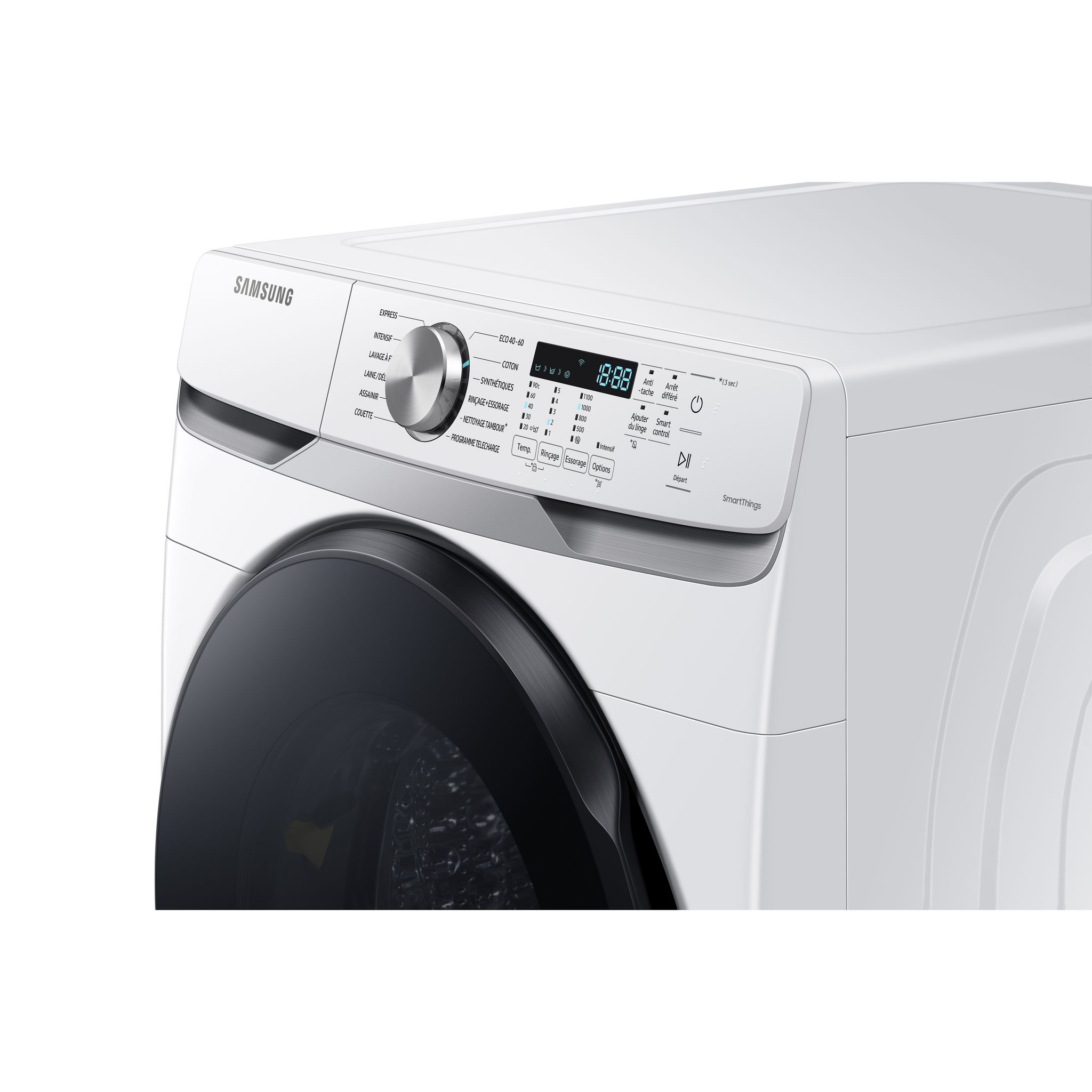 Voir la diapositive 6 : SAMSUNG Lave linge hublot à induction WF18T8000GW, 18 kg, 1100 t/min, C