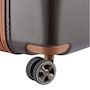 Voir la diapositive 3 : DELSEY Valise Flanerie ABS 66cm 4 roues directionnelles - Chocolat
