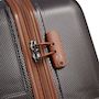Voir la diapositive 7 : DELSEY Valise Flanerie ABS 66cm 4 roues directionnelles - Chocolat
