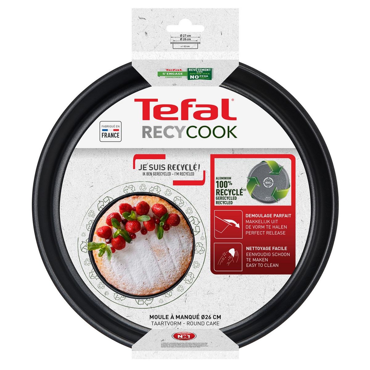 TEFAL Moule à manqué 26 cm RECYCOOK