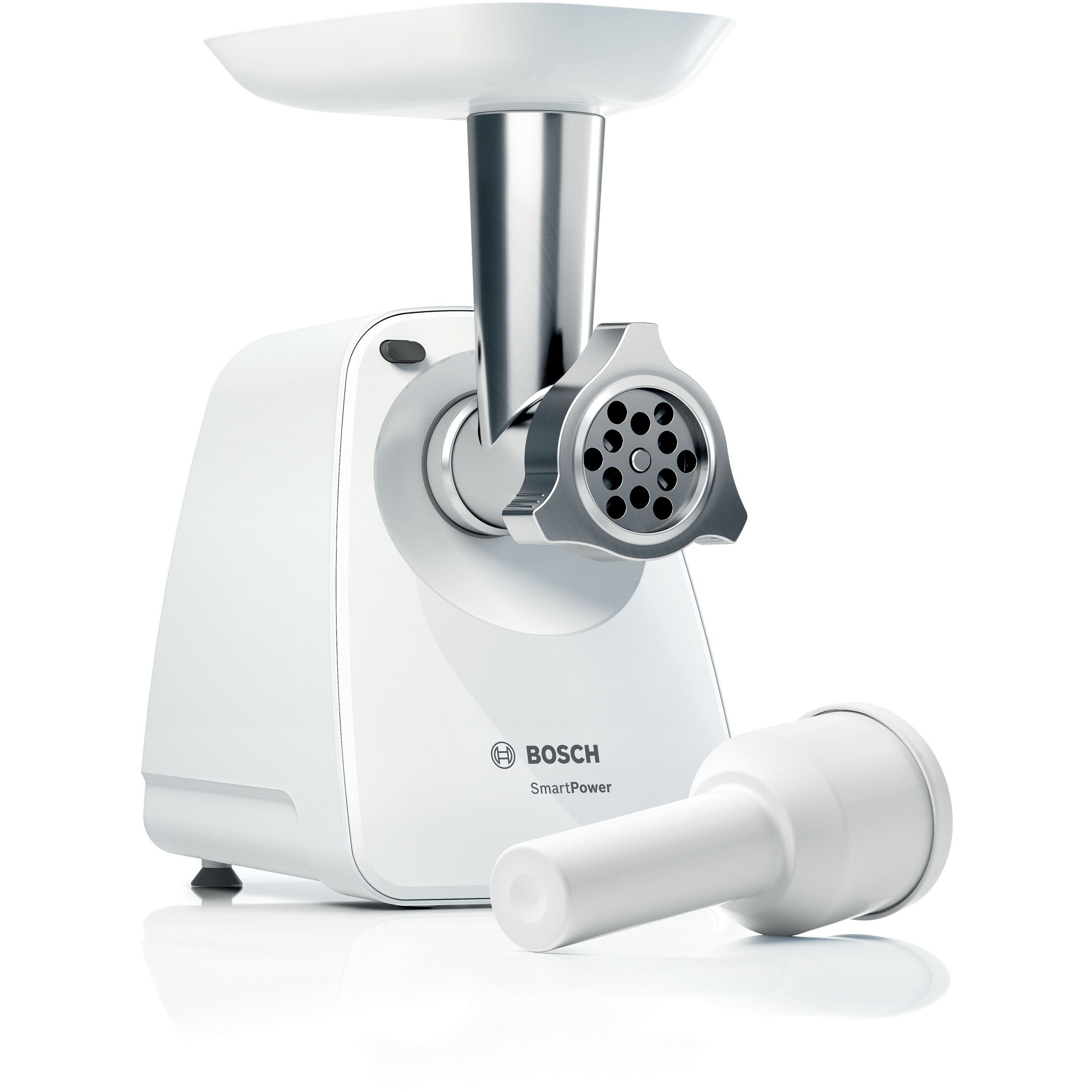 Voir la diapositive 4 : BOSCH Hachoir électrique MFW2500W - Blanc