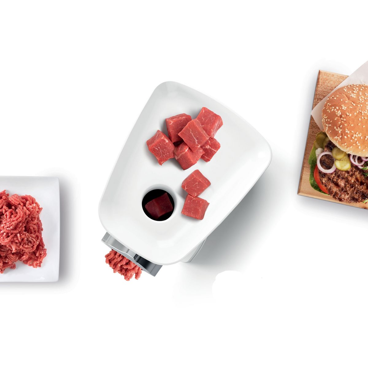 BOSCH Hachoir électrique MFW2500W - Blanc