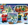 Voir la diapositive 2 : LEGO LEGO City 60381 Calendrier de l'Avent 2023, avec 24 Cadeaux dont Figurines du Père Noël et du Renne, Cadeau de Noël