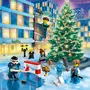 LEGO LEGO City 60381 Calendrier de l'Avent 2023, avec 24 Cadeaux dont Figurines du Père Noël et du Renne, Cadeau de Noël