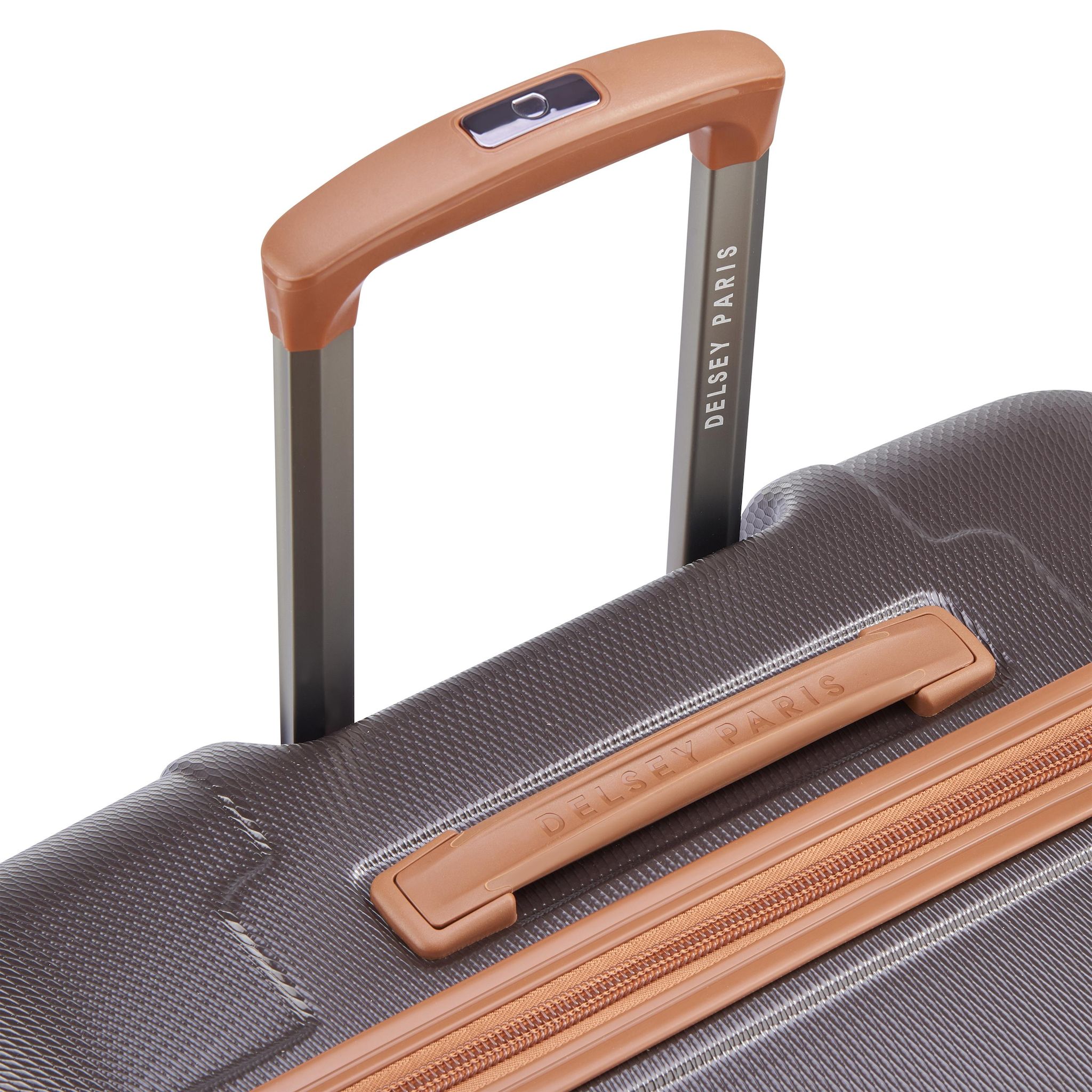 Voir la diapositive 7 : DELSEY Valise Flanerie ABS 76cm 4 roues directionnelles - Chocolat