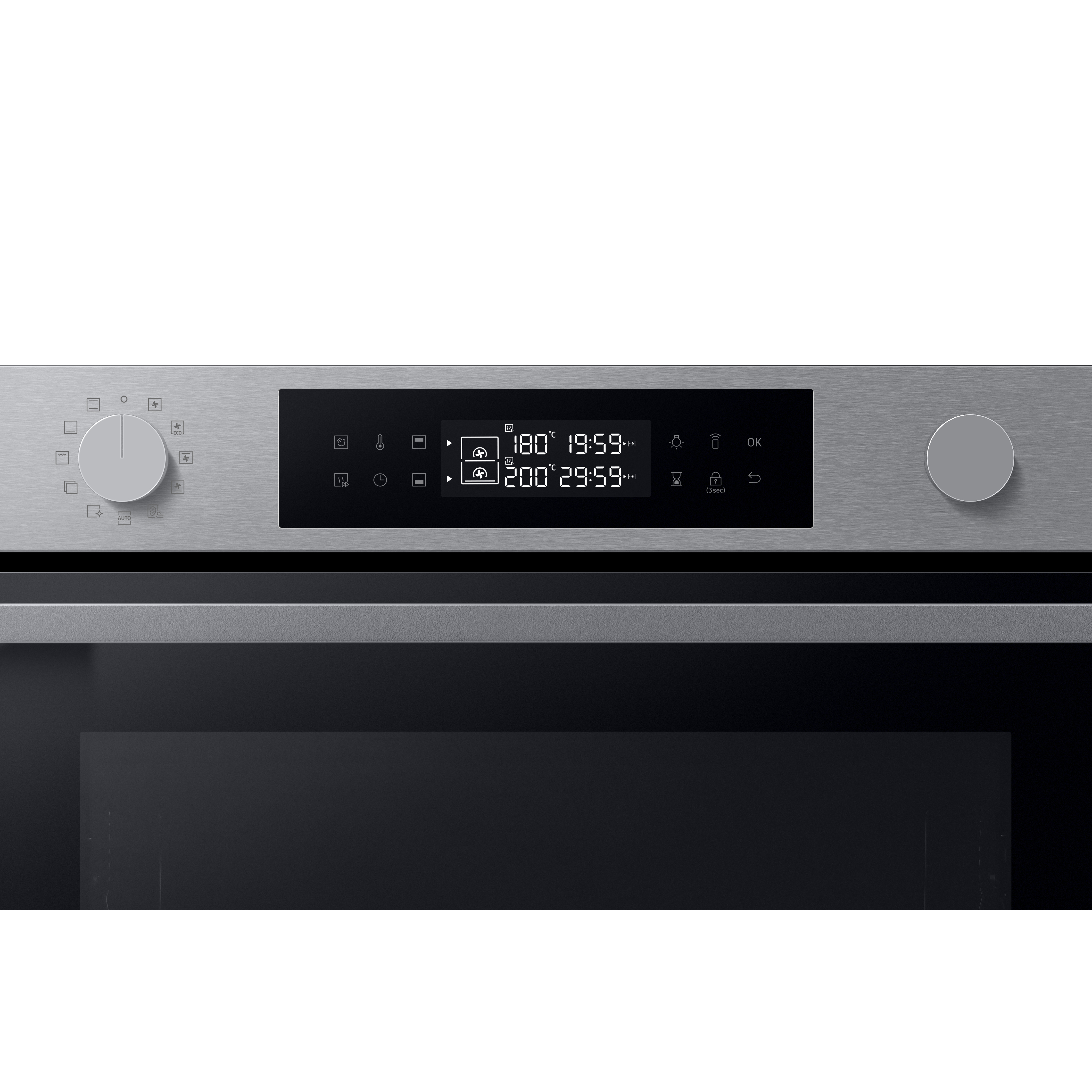 Voir la diapositive 8 : SAMSUNG Four encastrable NV7B44503AS, Multifonction, Nettoyage pyrolyse, A+