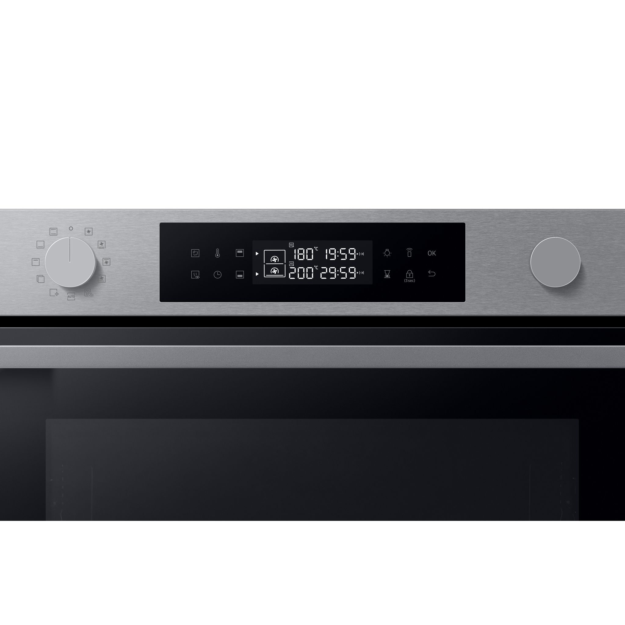 Voir la diapositive 8 : SAMSUNG Four encastrable NV7B44503AS, Multifonction, Nettoyage pyrolyse, A+