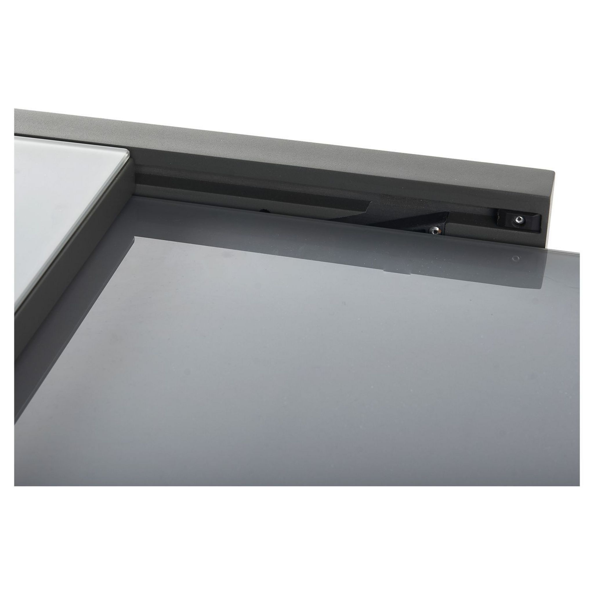 Voir la diapositive 5 : GARDENSTAR Table de jardin rectangulaire extensible - 4/6 places - Acier - Gris