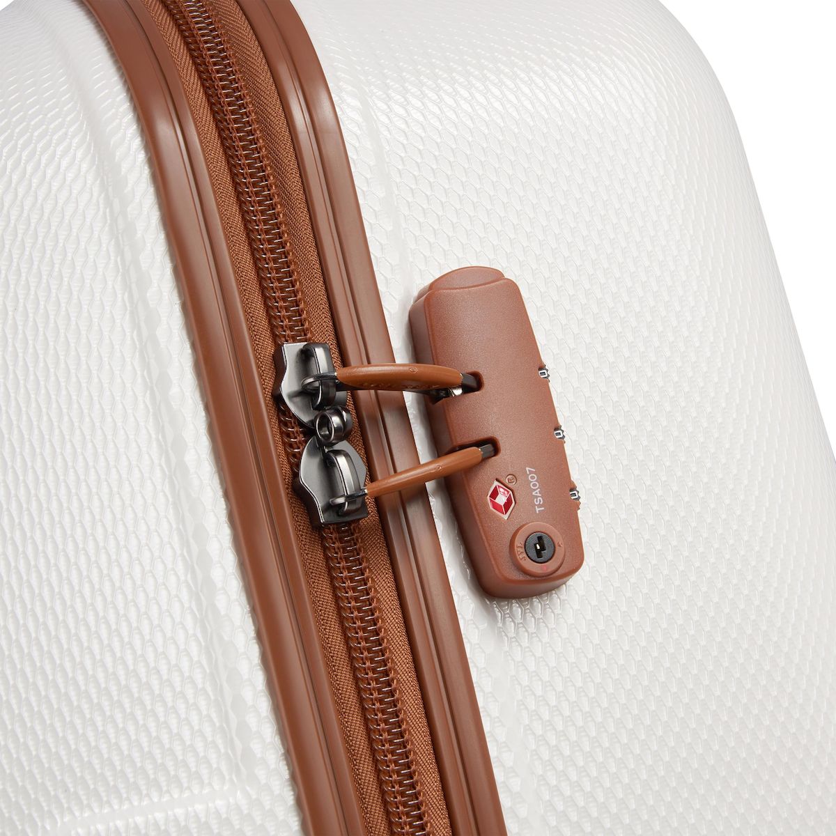 DELSEY Valise Flanerie ABS 55cm 4 roues directionnelles - Ivoire