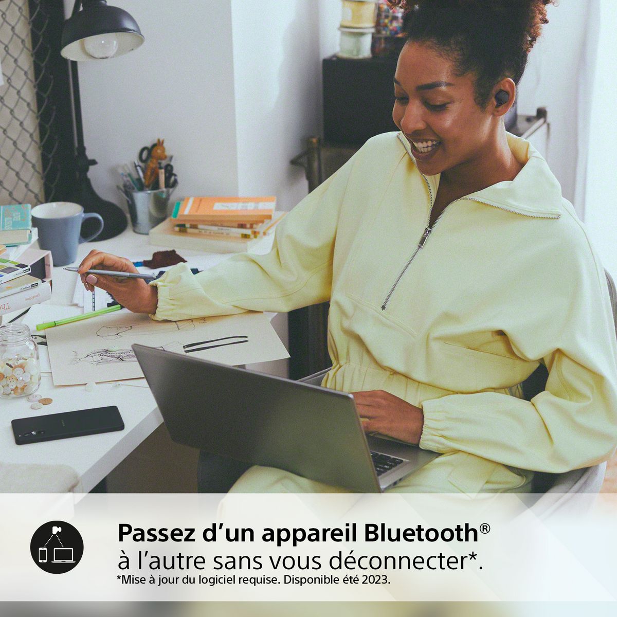 SONY Écouteurs WF C700 - Noir