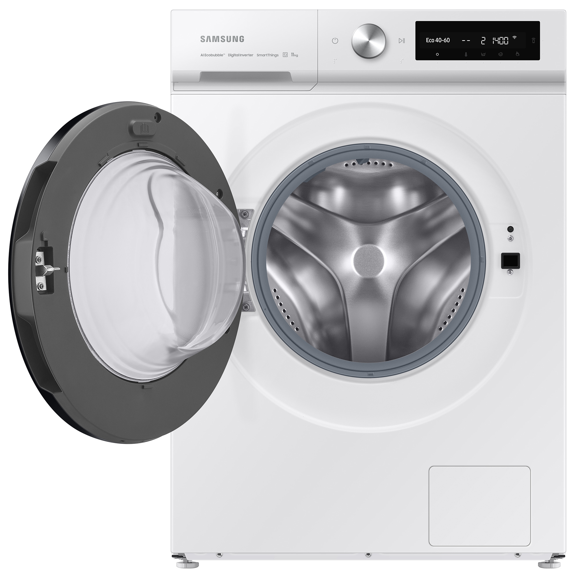Voir la diapositive 2 : SAMSUNG Lave linge hublot à induction WW11BB744DGW, 11 kg, 1400 T/min, A