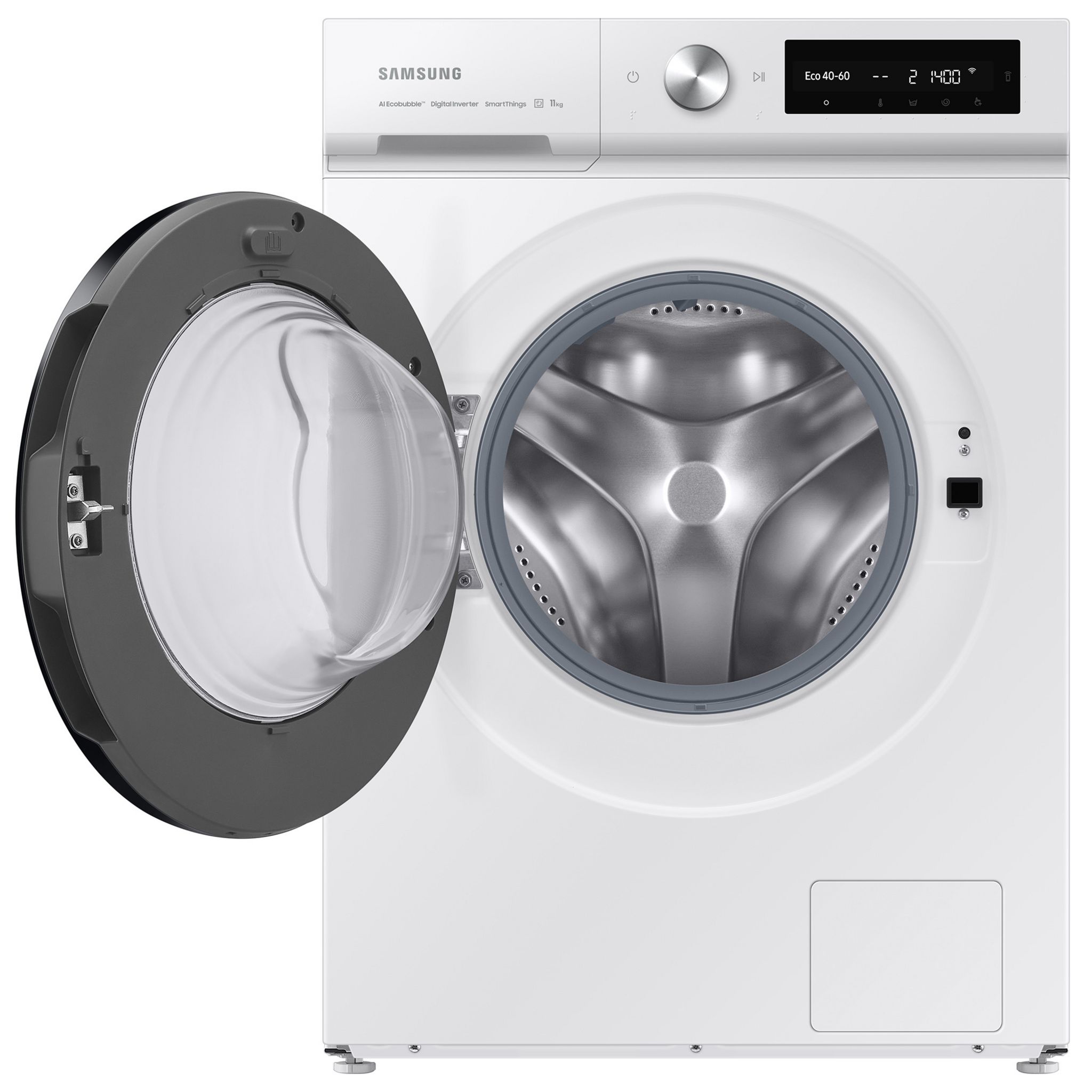 Voir la diapositive 2 : SAMSUNG Lave linge hublot à induction WW11BB744DGW, 11 kg, 1400 T/min, A
