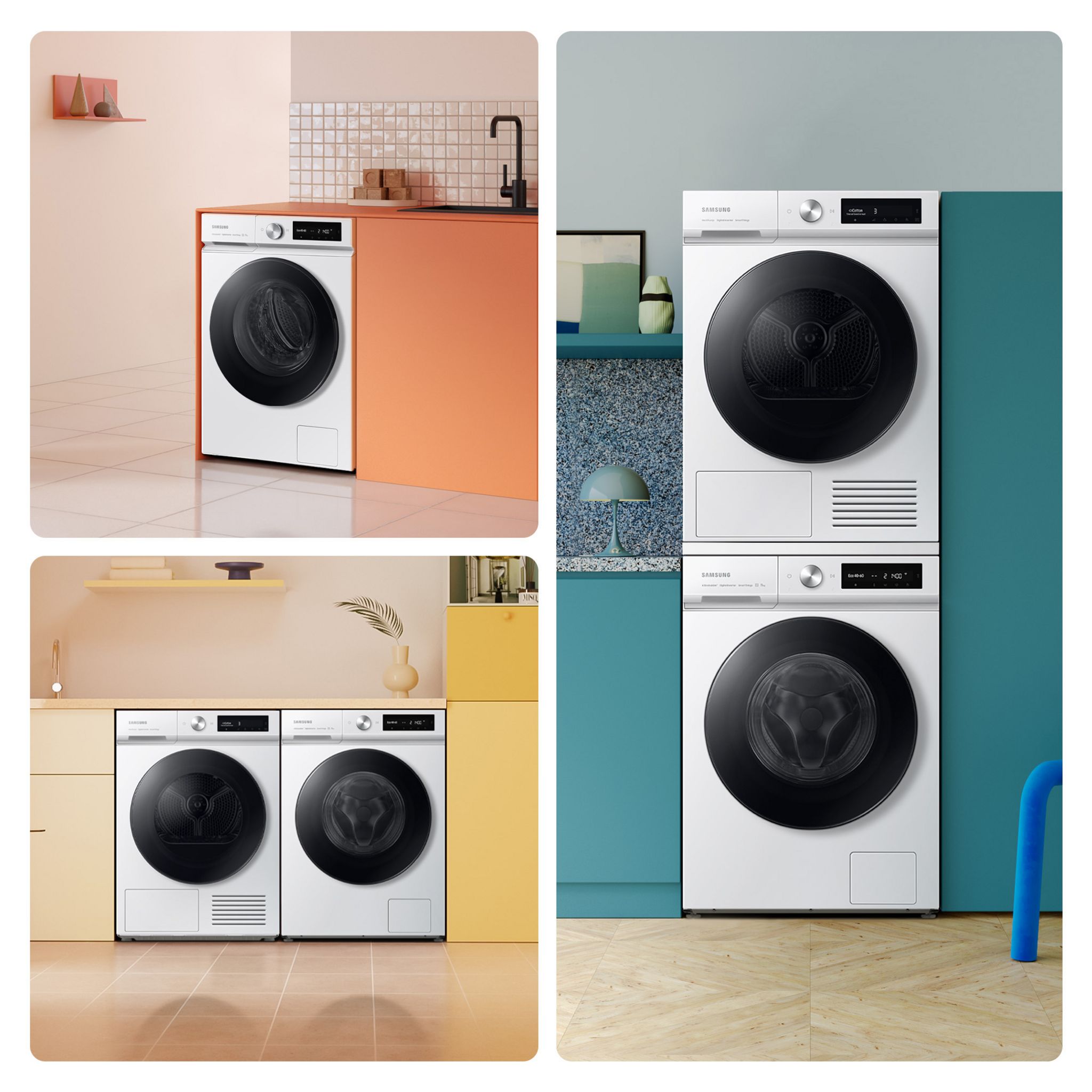 Voir la diapositive 15 : SAMSUNG Lave linge hublot à induction WW11BB744DGW, 11 kg, 1400 T/min, A