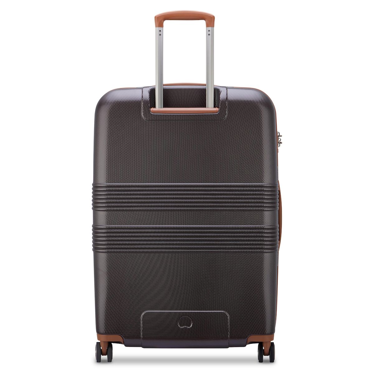 DELSEY Valise Flanerie ABS 55cm 4 roues directionnelles - Chocolat