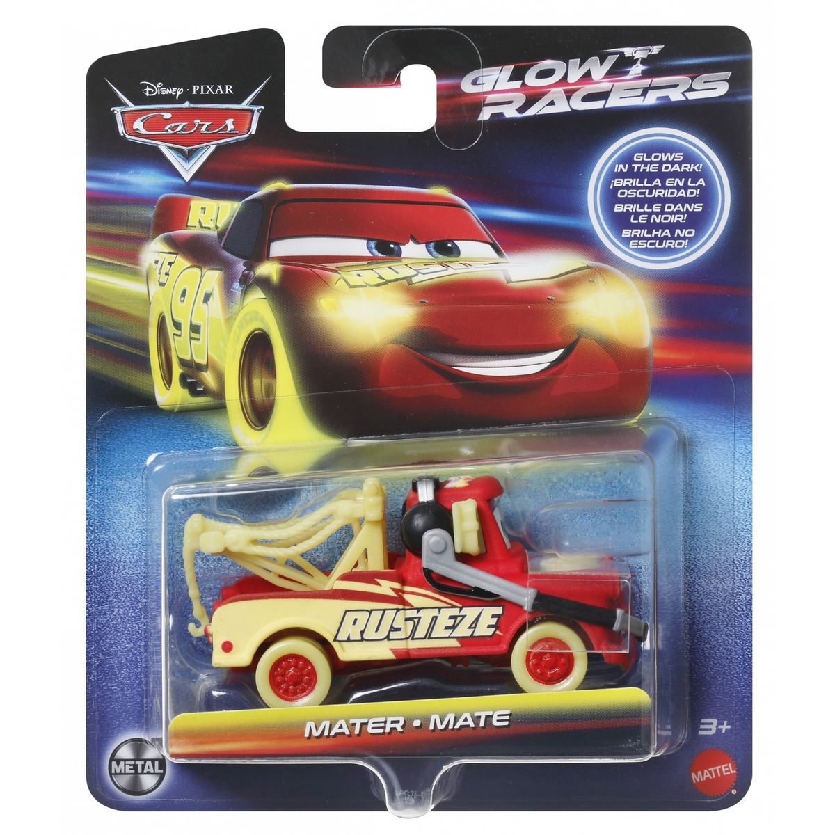 MATTEL GAMES Véhicule Glow Racers