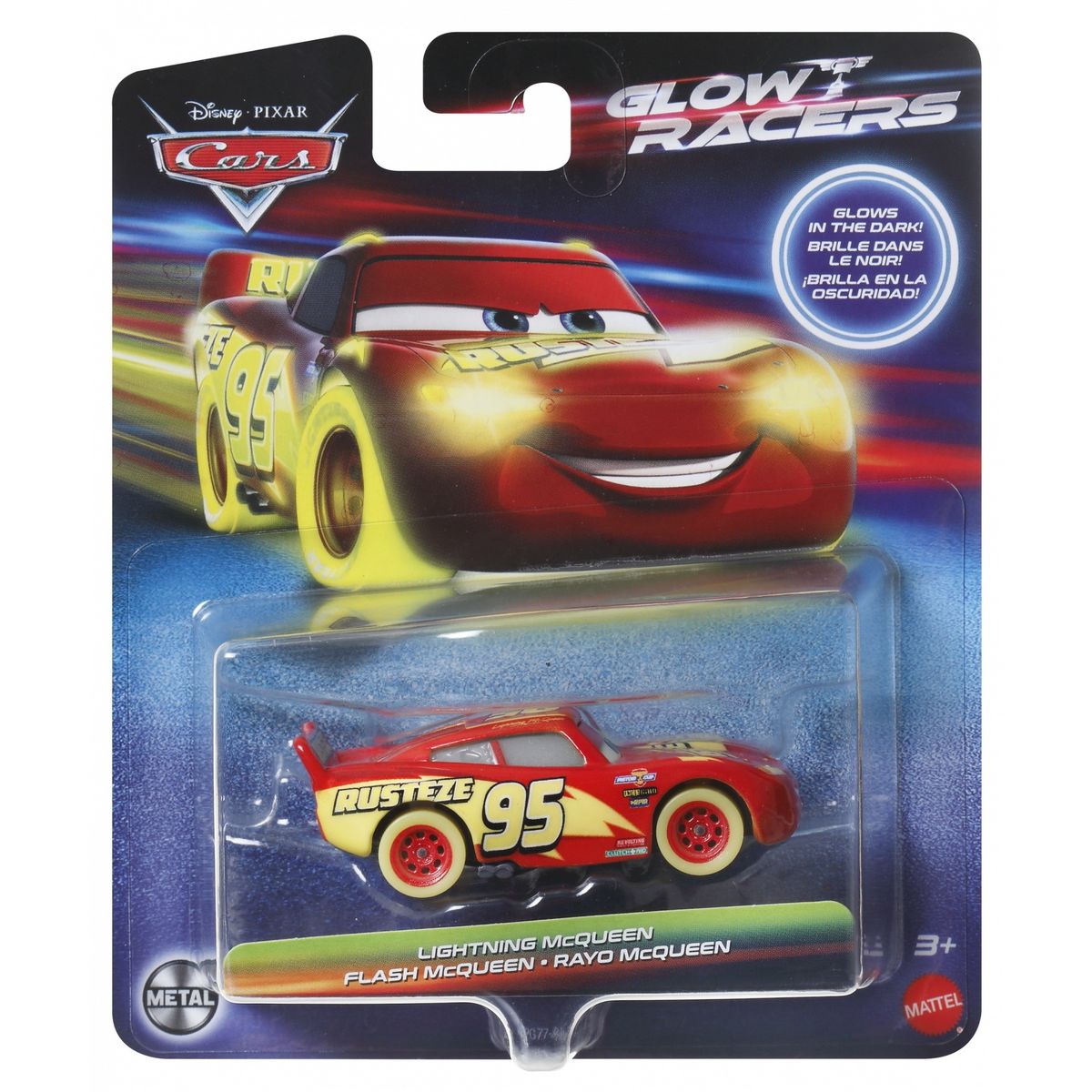 MATTEL GAMES Véhicule Glow Racers