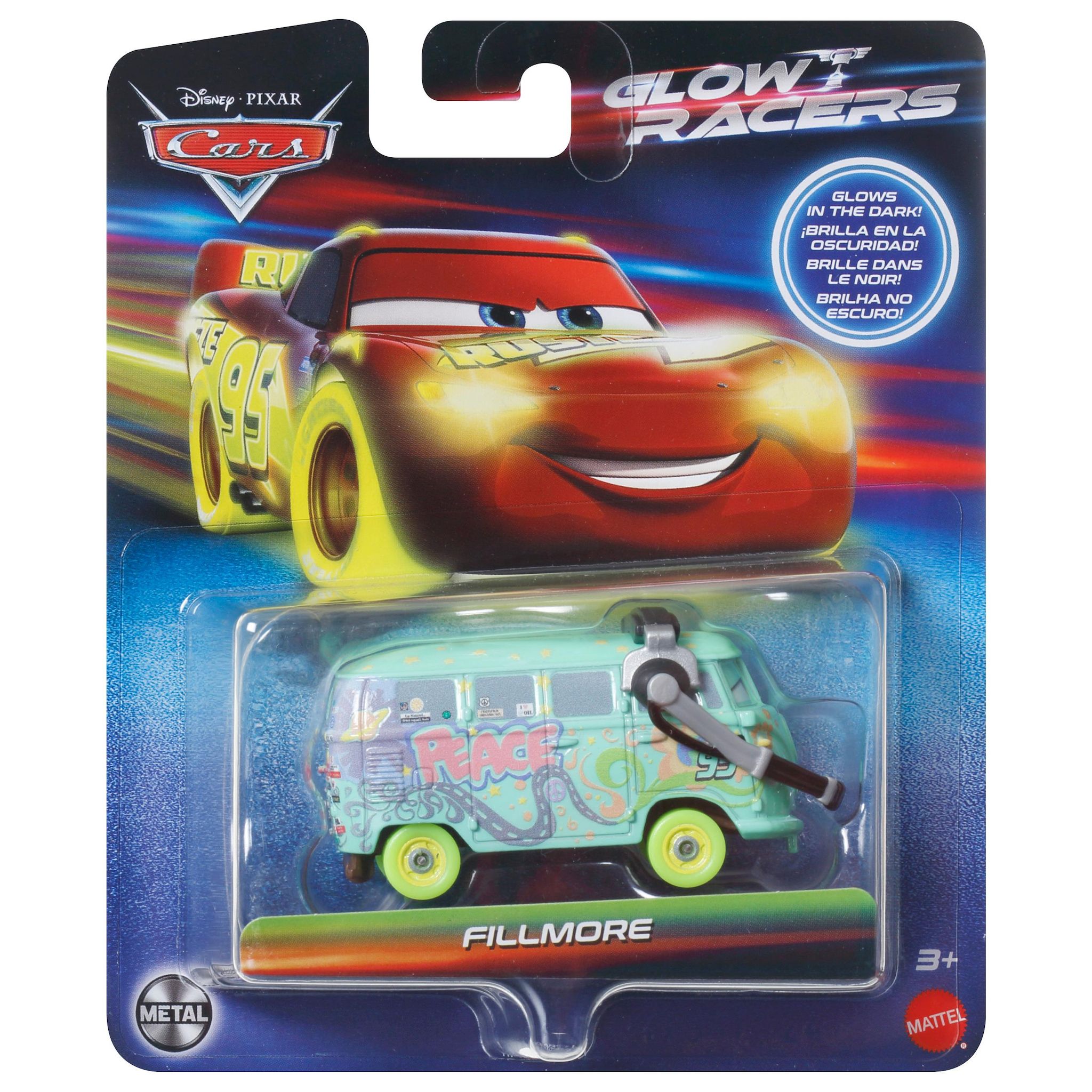 Voir la diapositive 4 : MATTEL GAMES Véhicule Glow Racers