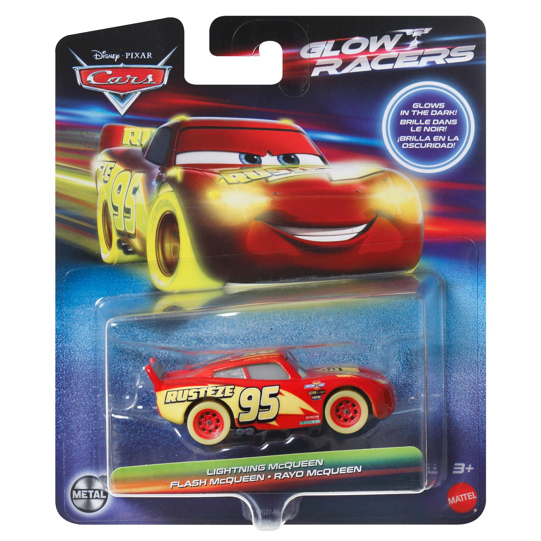 Voir la diapositive 5 : MATTEL GAMES Véhicule Glow Racers