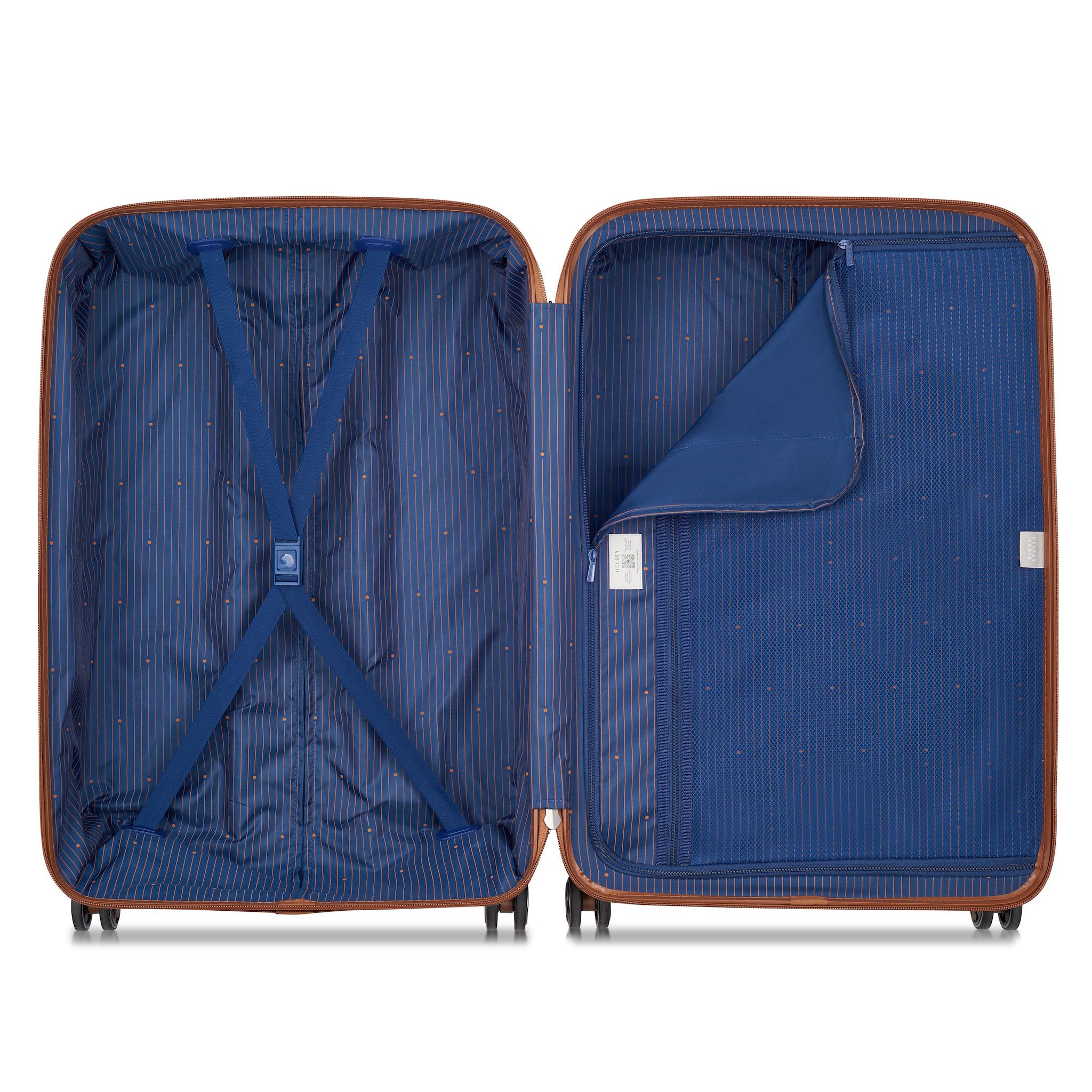 Voir la diapositive 4 : DELSEY Valise Flanerie ABS 76cm 4 roues directionnelles - Ivoire