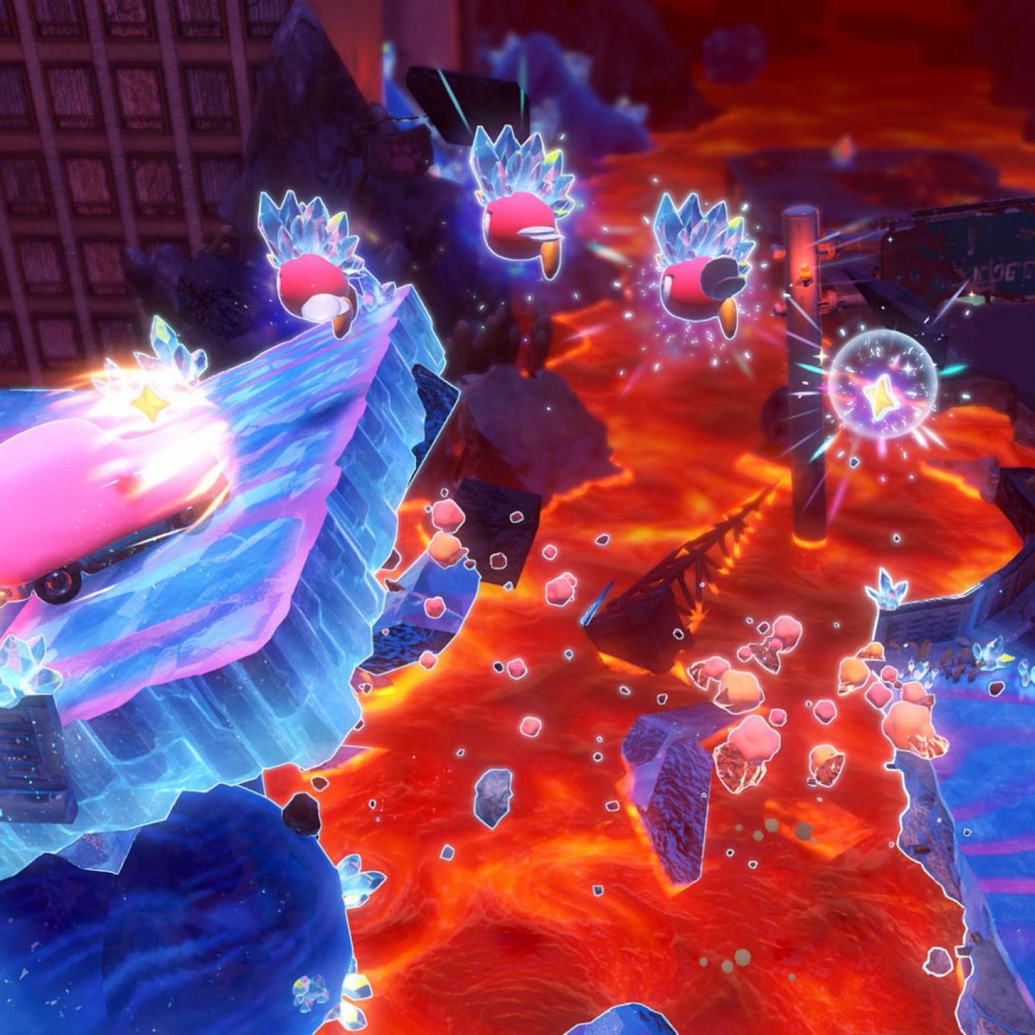 Voir la diapositive 12 : NINTENDO Kirby Le Monde Oublié Nintendo Switch 2 Edition + Le Pays des Étoiles Filantes