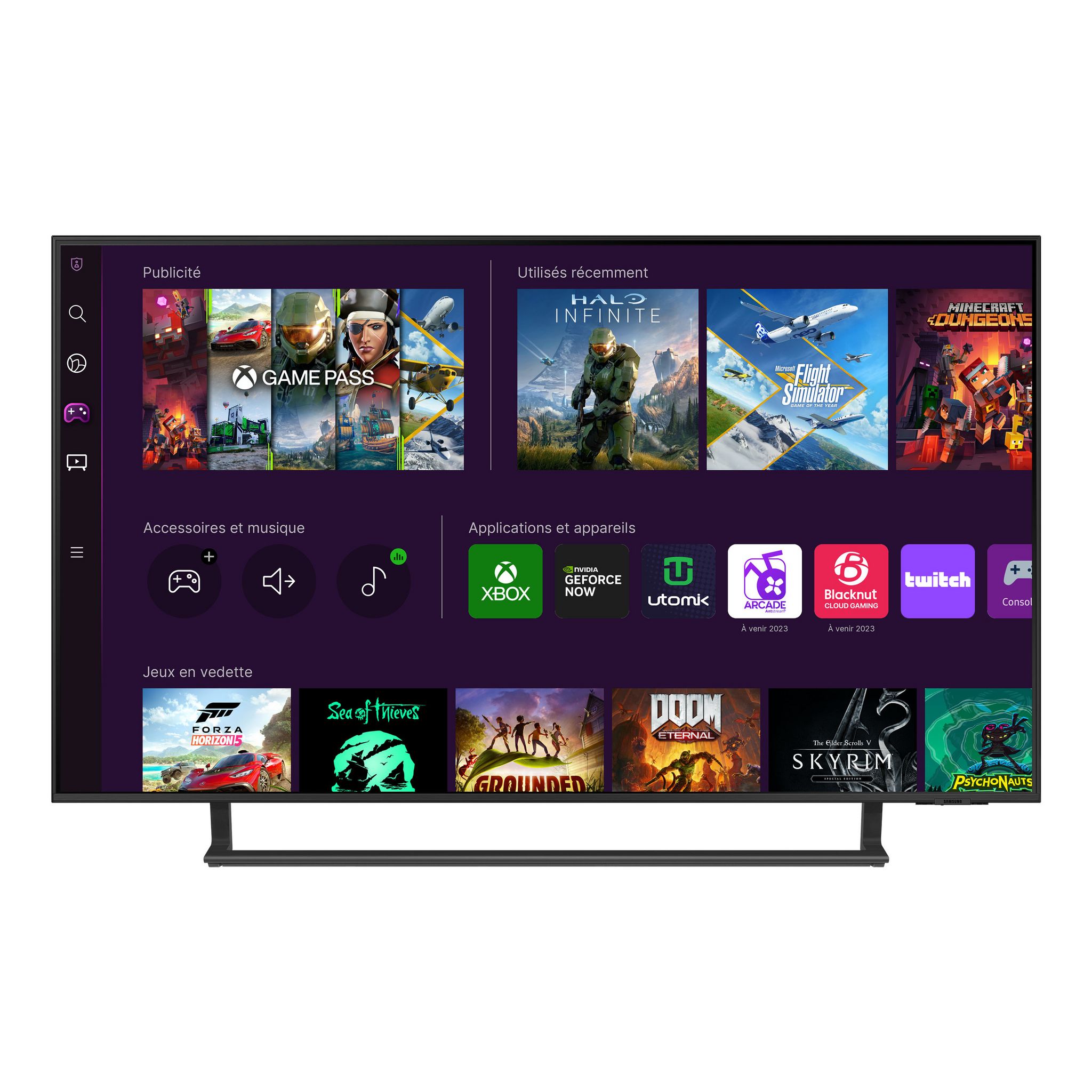Voir la diapositive 2 : SAMSUNG TU50CU8505 TV LED 4K Crystal UHD 127 cm Smart TV