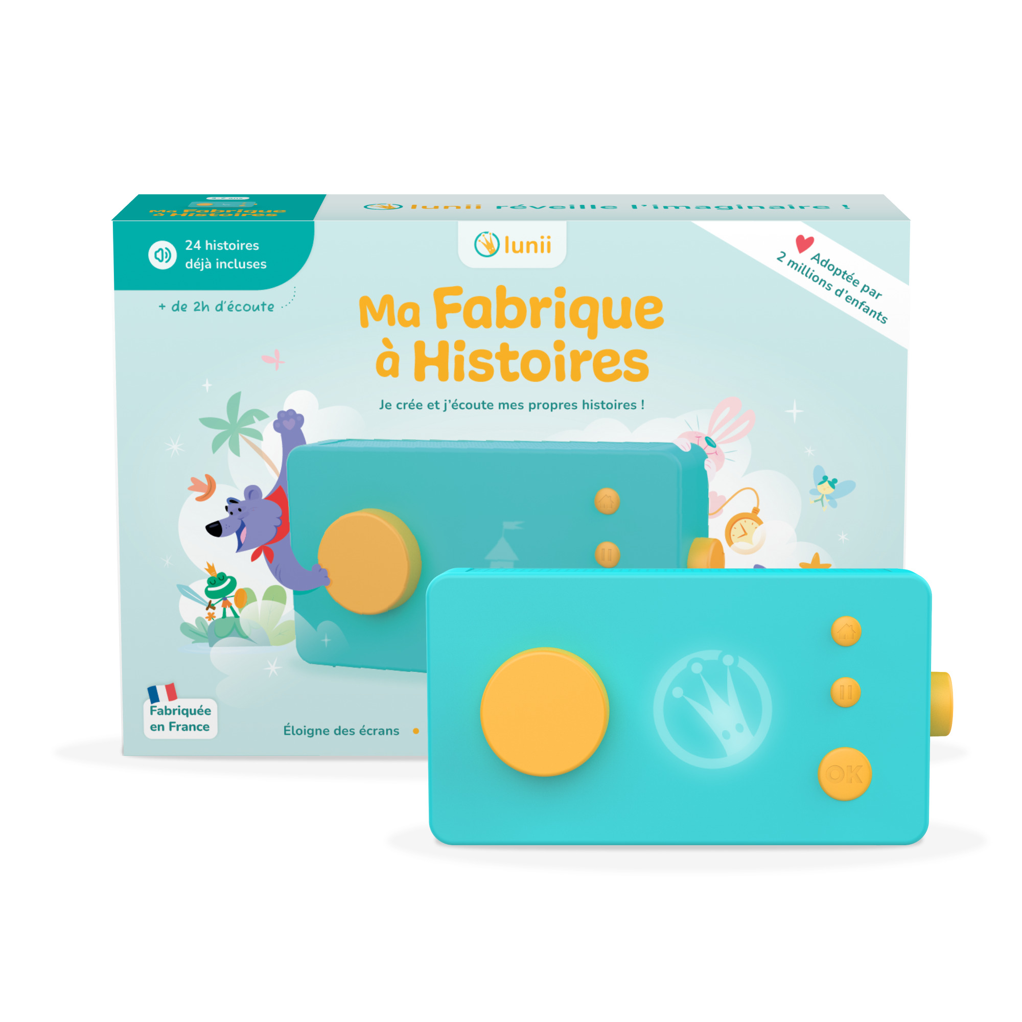 Voir la diapositive 2 : Ma fabrique à histoires + Livre audio de 24 histoires interactives