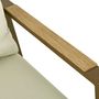 Voir la diapositive 5 : GARDENSTAR Salon de jardin - 5 places - Aluminium - Aspect bois