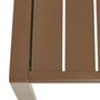 Voir la diapositive 6 : GARDENSTAR Salon de jardin - 5 places - Aluminium - Aspect bois