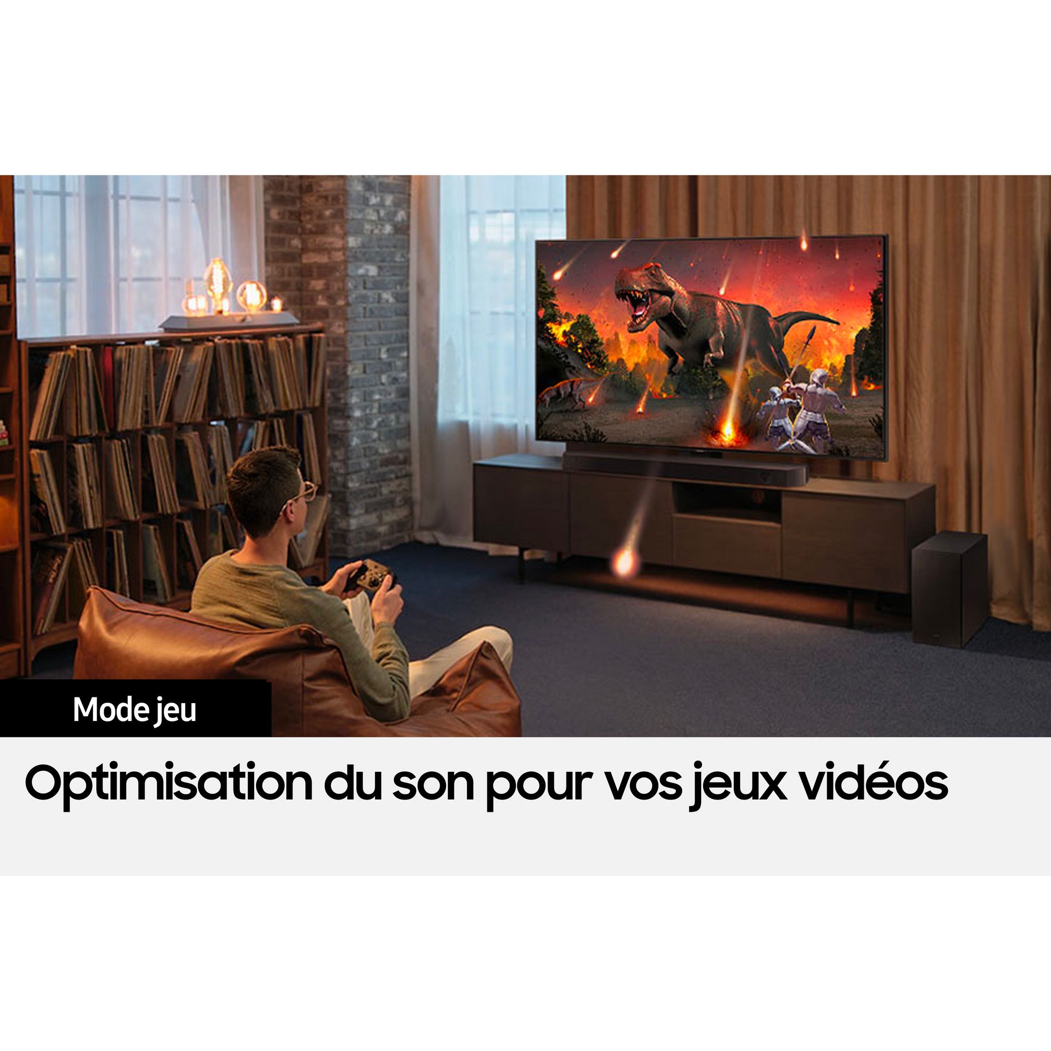 Voir la diapositive 8 : SAMSUNG HW-Q600C Barre de son Dolby Atmos 3.1.2 avec caisson de basses sans fil