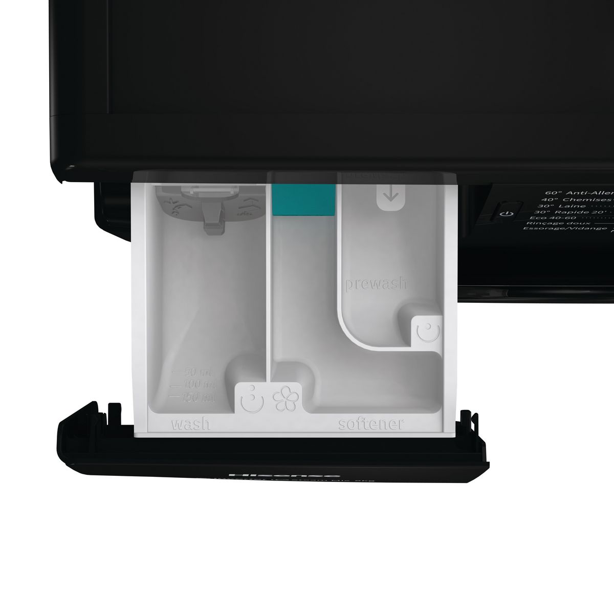 HISENSE Lave linge hublot à induction WFGP80143VMB, 8 kg, 1400 T/min, B