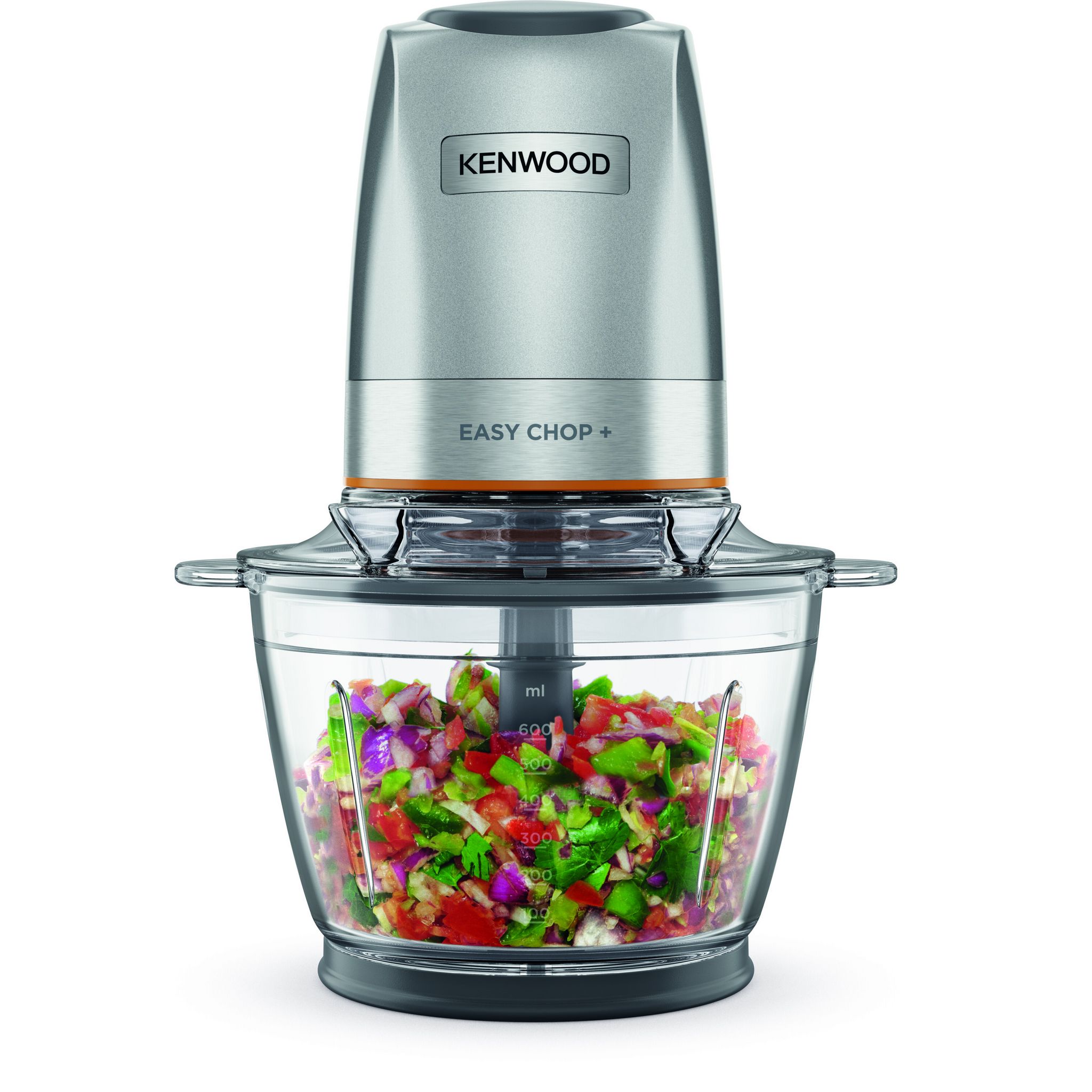 Voir la diapositive 3 : KENWOOD Mini hachoir électrique CHP62.400SI - Gris