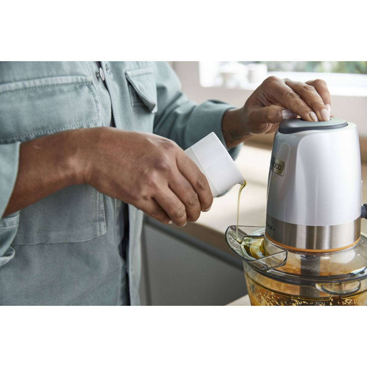 KENWOOD Mini hachoir électrique CHP62.400SI - Gris