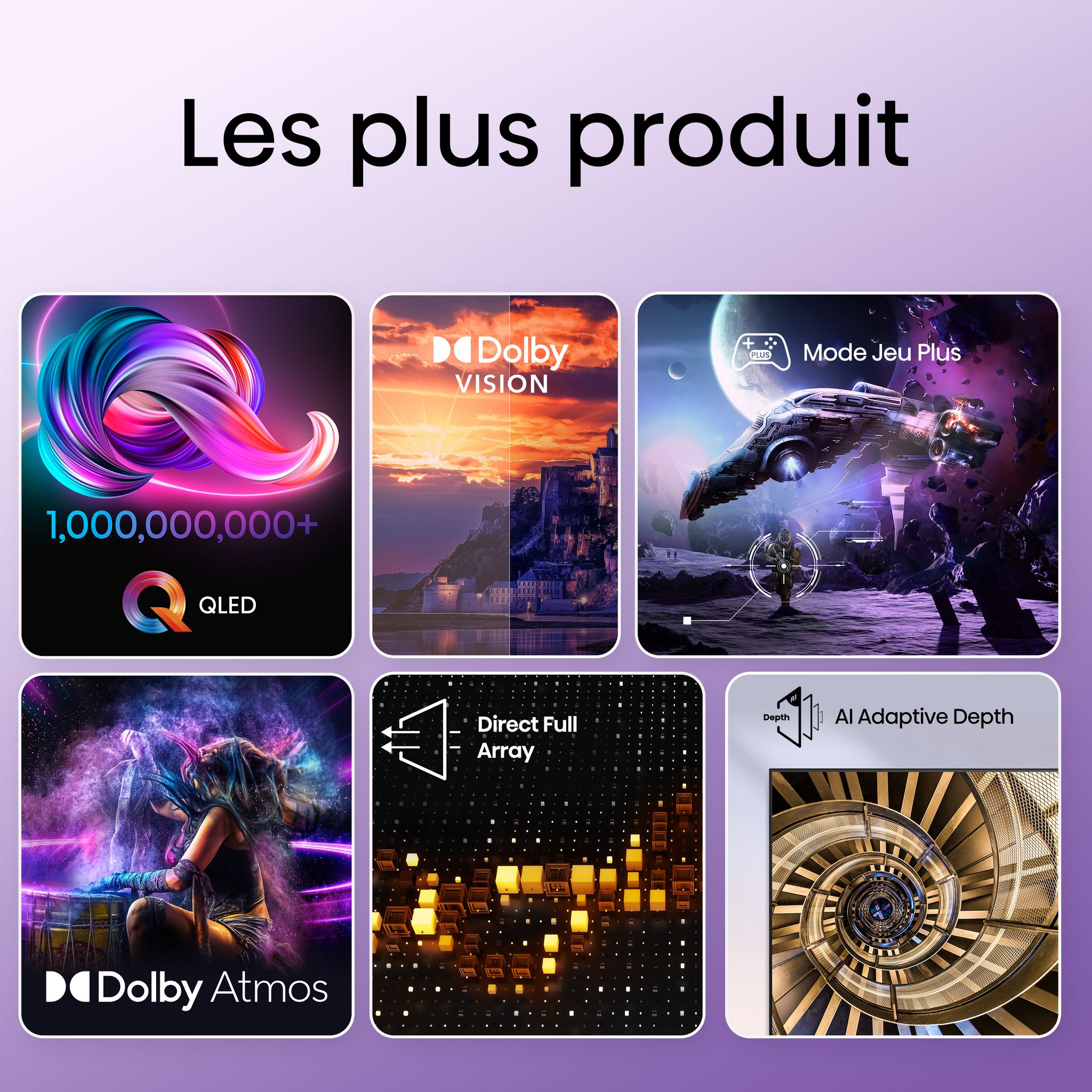 Voir la diapositive 15 : HISENSE 55E78KQ 2023 TV QLED Direct LED 139 cm Smart TV