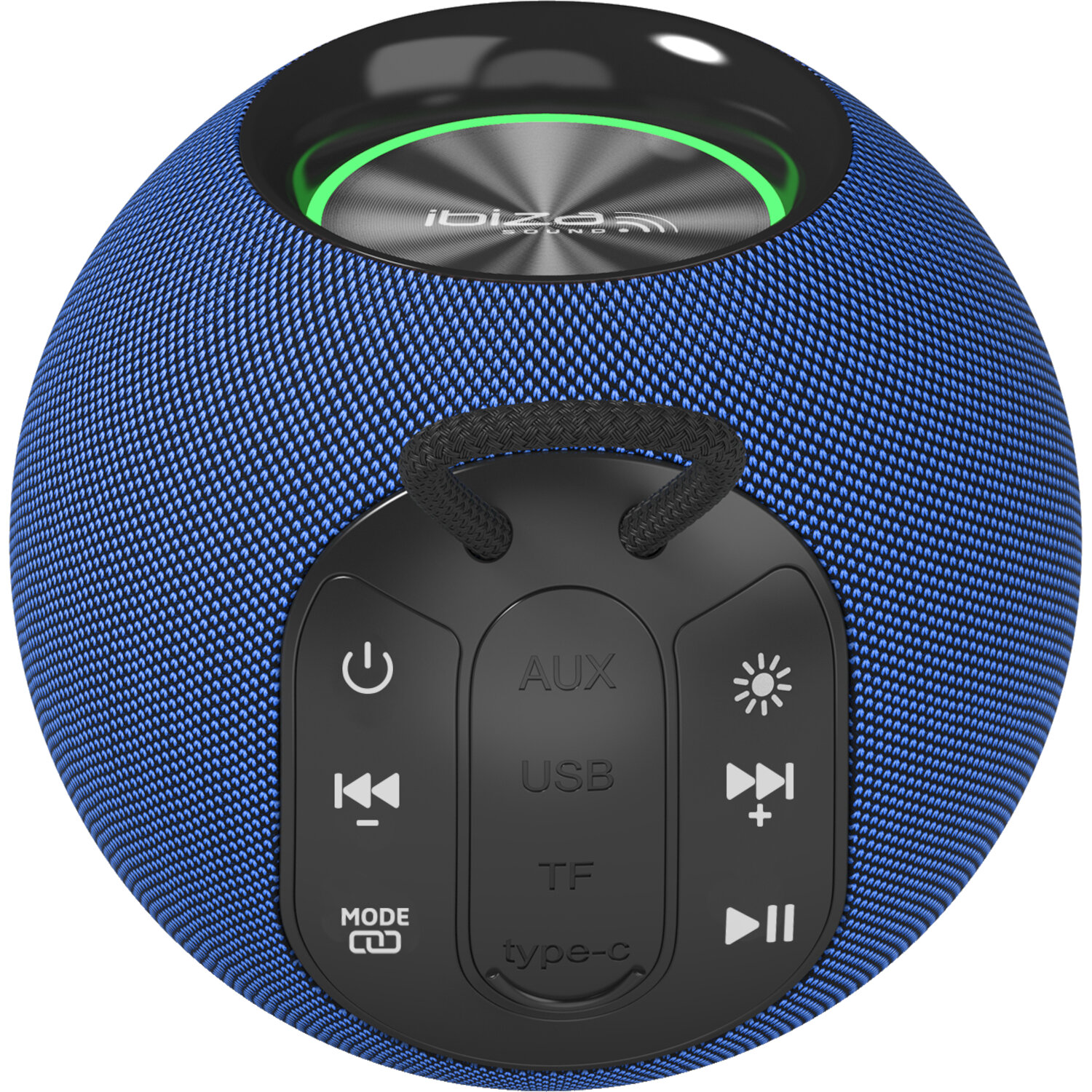 Voir la diapositive 2 : IBIZA Enceinte BOOMY - Bleu