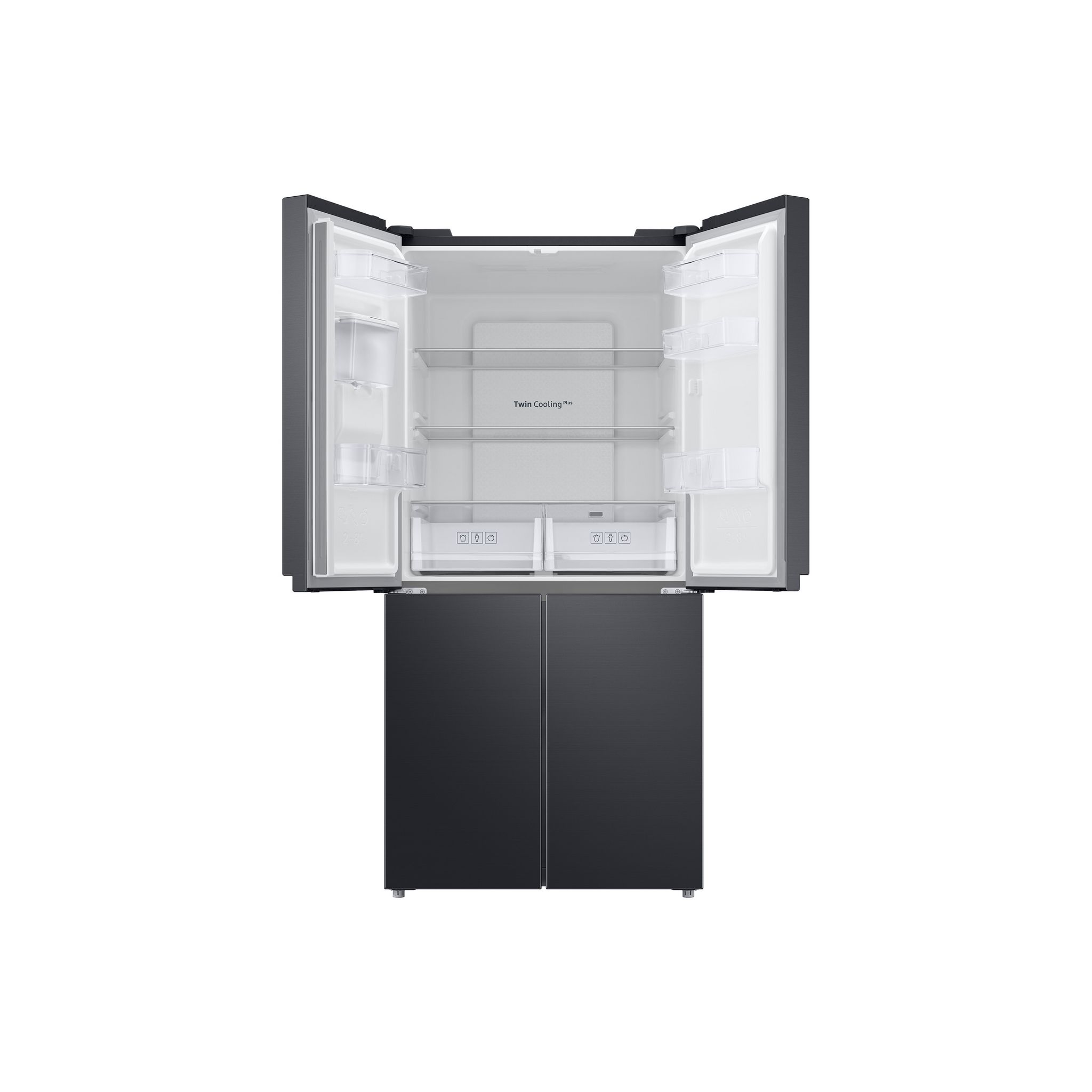 Voir la diapositive 4 : SAMSUNG Réfrigérateur américain RF48A401EB4, 488 L, Froid ventilé No Frost, E