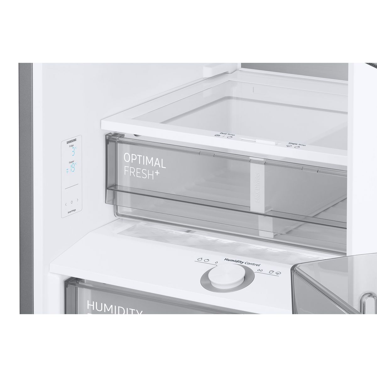 SAMSUNG Réfrigérateur combiné RB38C7B5DS9, 390 L, Froid ventilé No Frost, D
