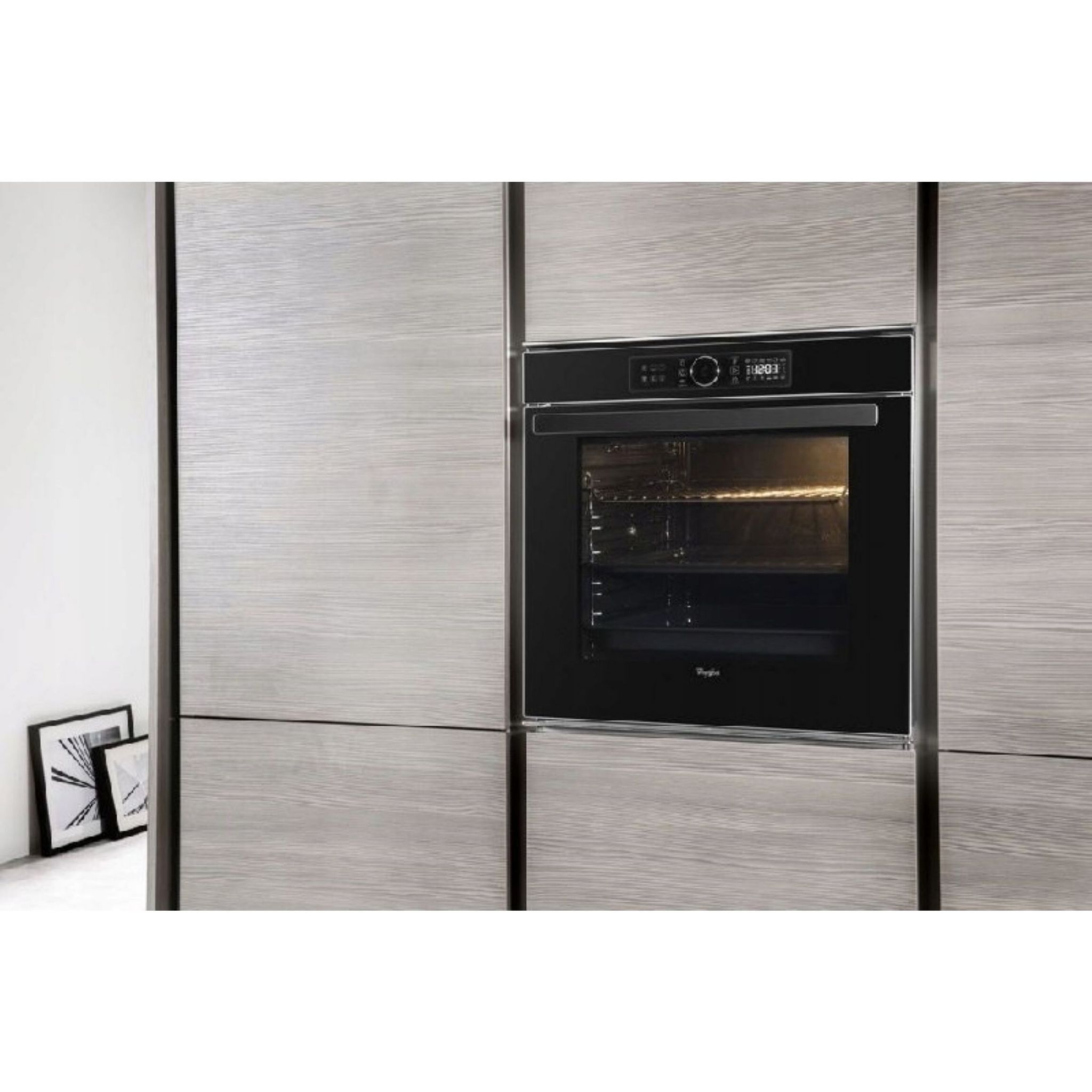 Voir la diapositive 2 : WHIRLPOOL Four encastrable AKZM8480NB, 73 L, Multifonction, Autonettoyant, A+