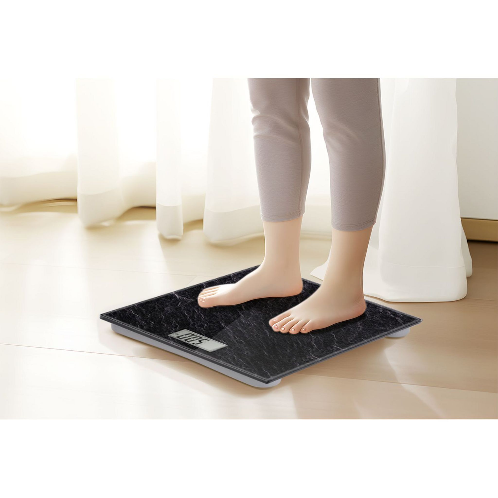 Voir la diapositive 2 : QILIVE Pèse personne électronique Q-5761 - Ciment