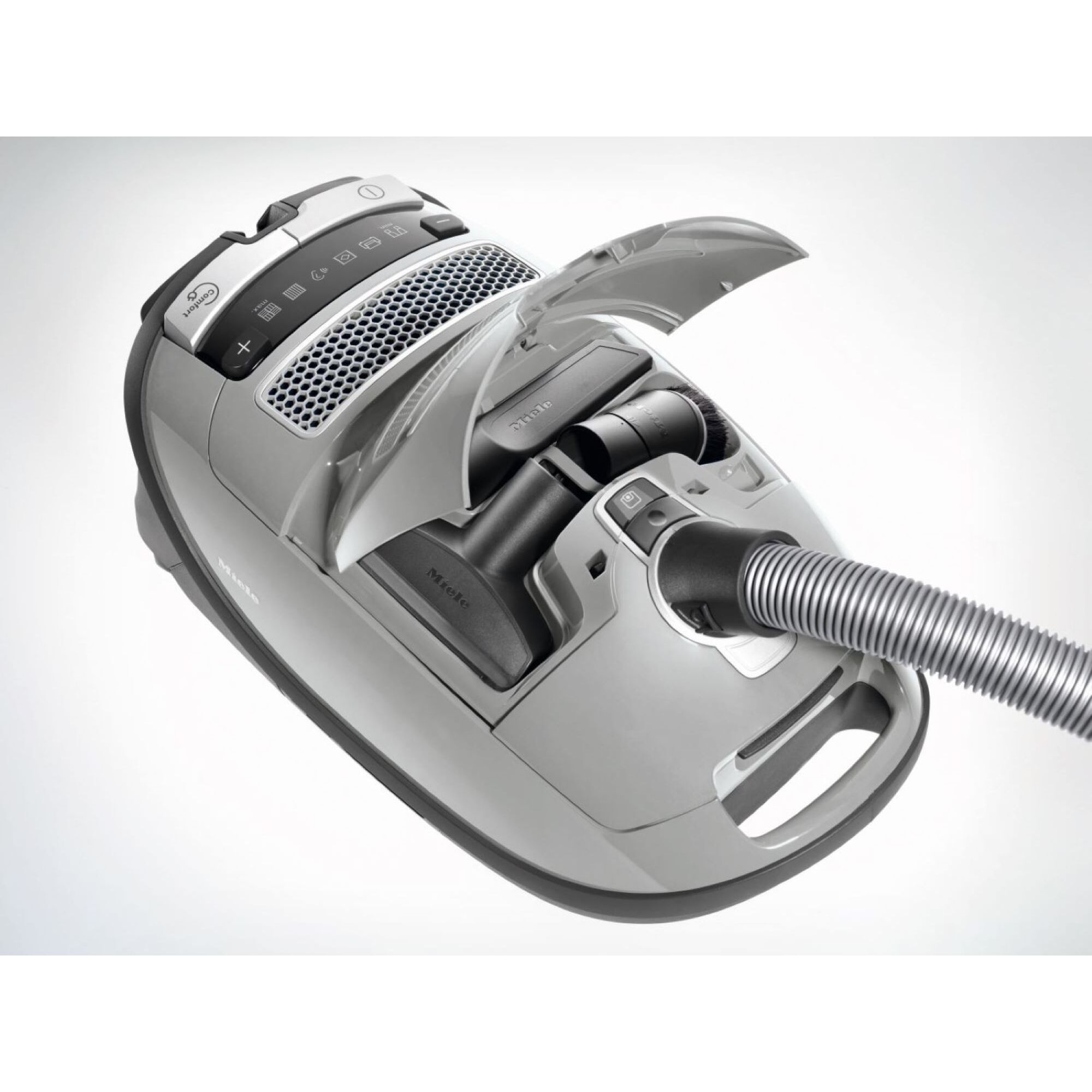 Voir la diapositive 12 : MIELE Aspirateur traîneau avec sac COMPLETE C3 - Gris