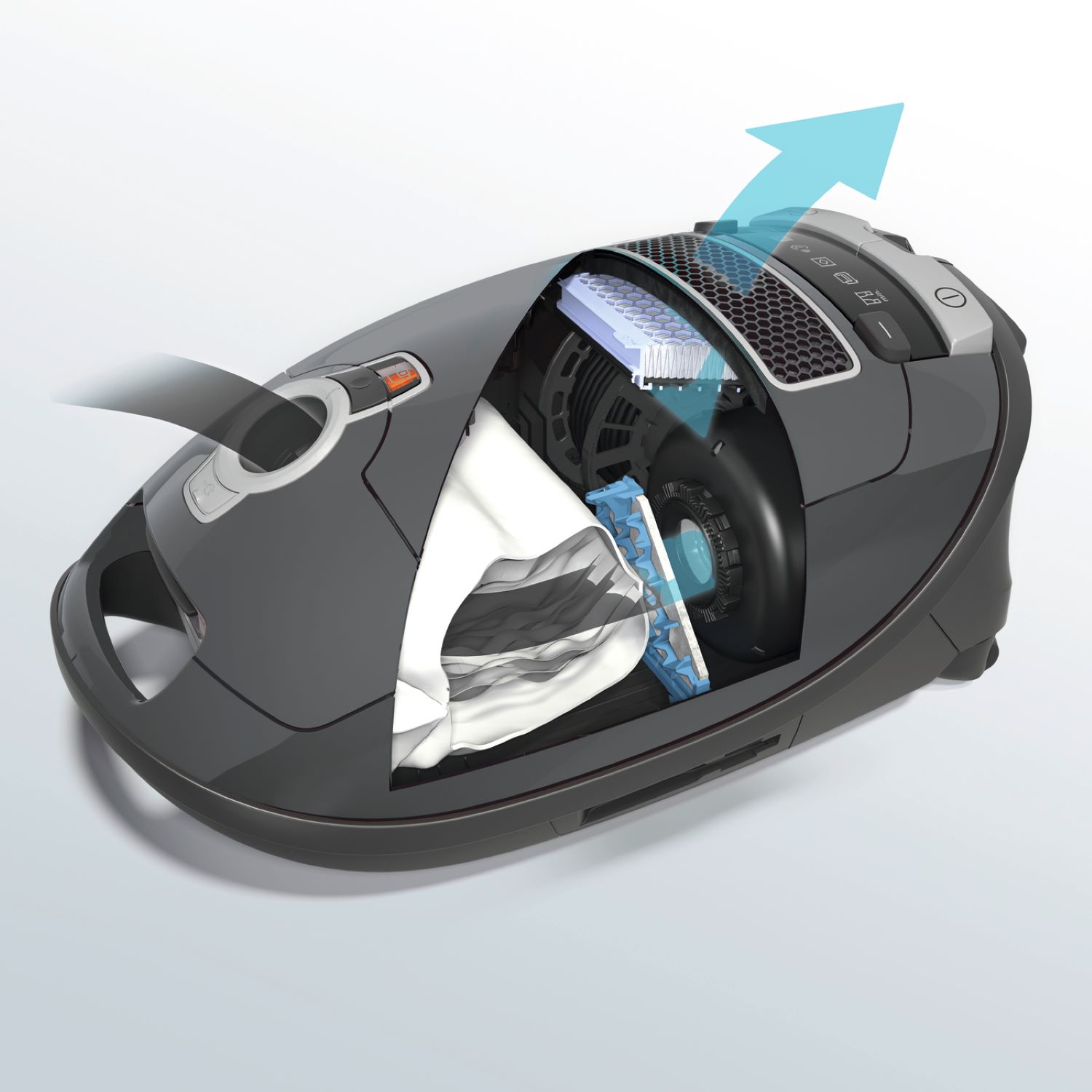 Voir la diapositive 11 : MIELE Aspirateur traîneau avec sac COMPLETE C3 - Gris