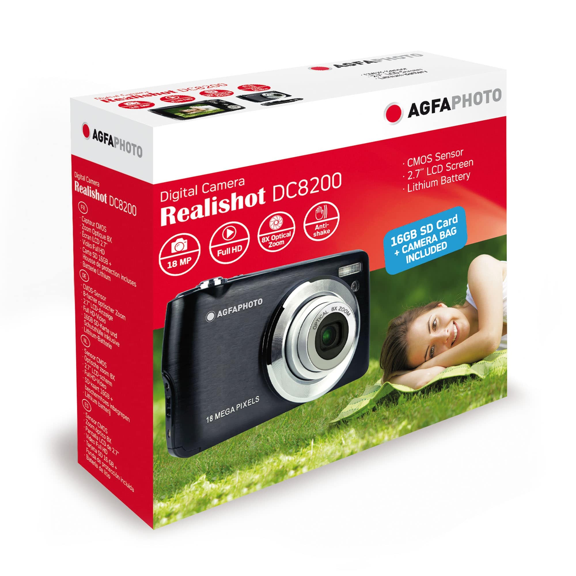 Voir la diapositive 2 : AGFA Appareil photo Compact APN DC8200