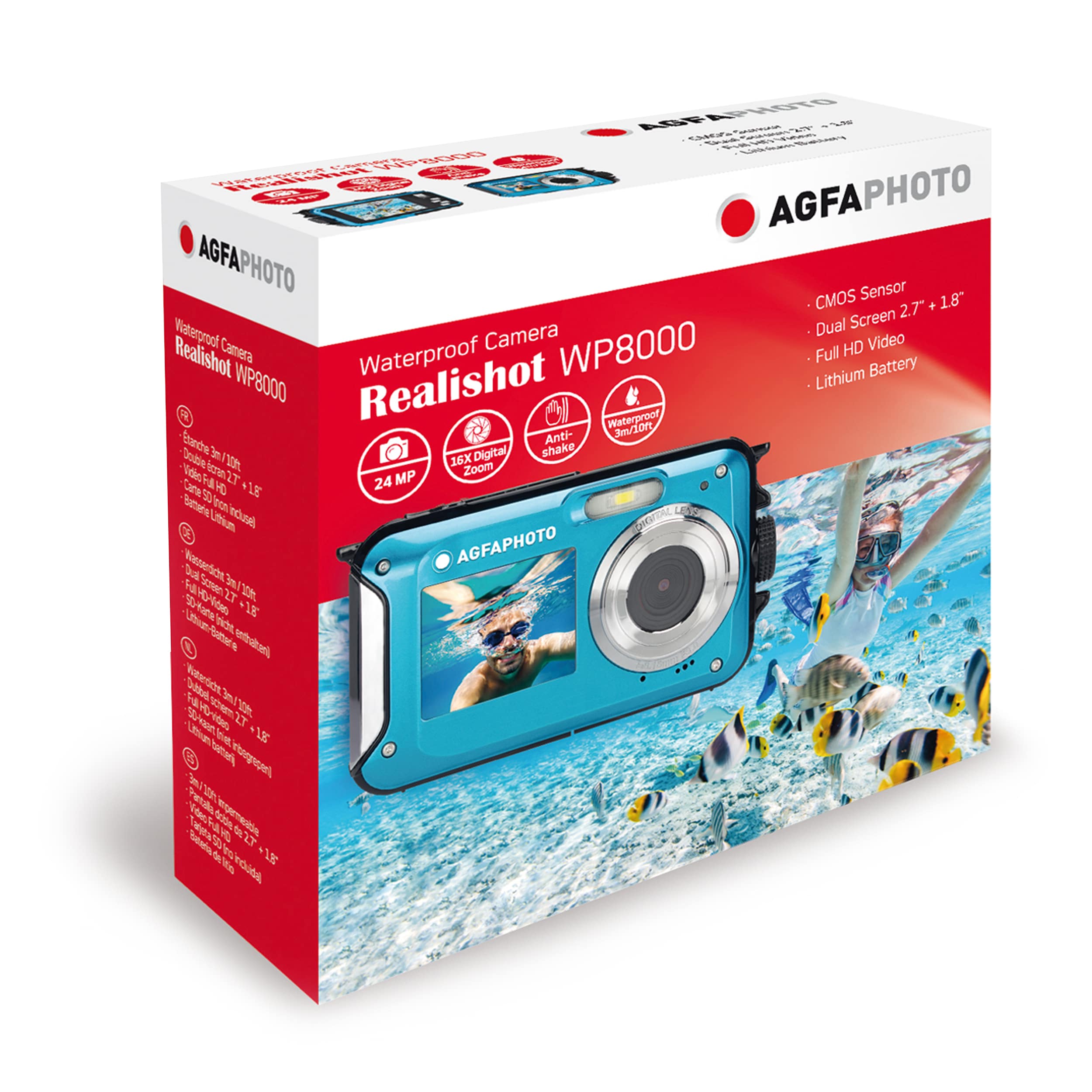 Voir la diapositive 4 : AGFA Appareil photo Compact APN WP8000