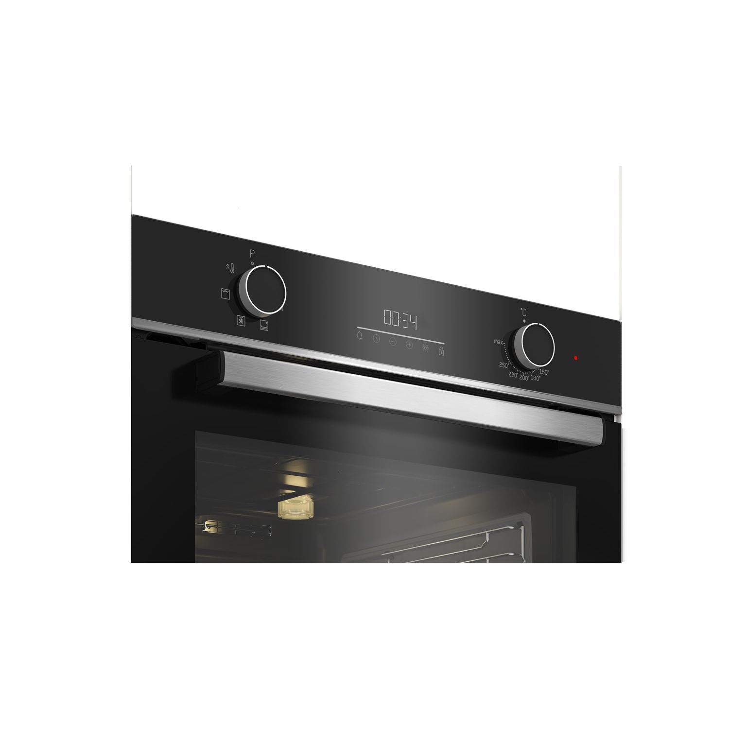 Voir la diapositive 3 : BEKO Four encastrable BBIE13302XC, 72 L, Multifonction, Nettoyage hydrolyse er catalyse, A