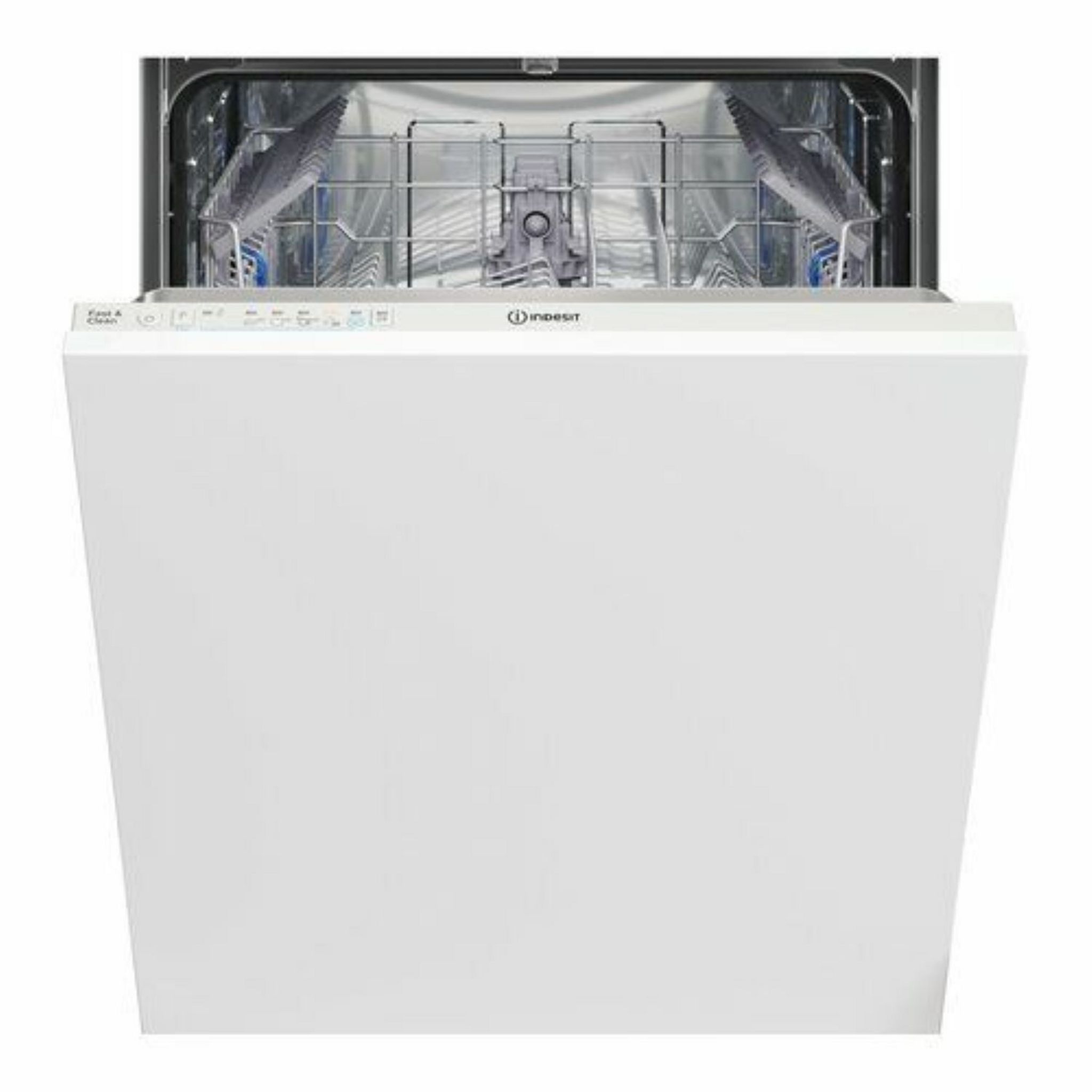 Voir la diapositive 1 : INDESIT Lave vaisselle encastrable DIE2B19, 13 couverts, 60 cm, 49 dB, 5 programmes, F