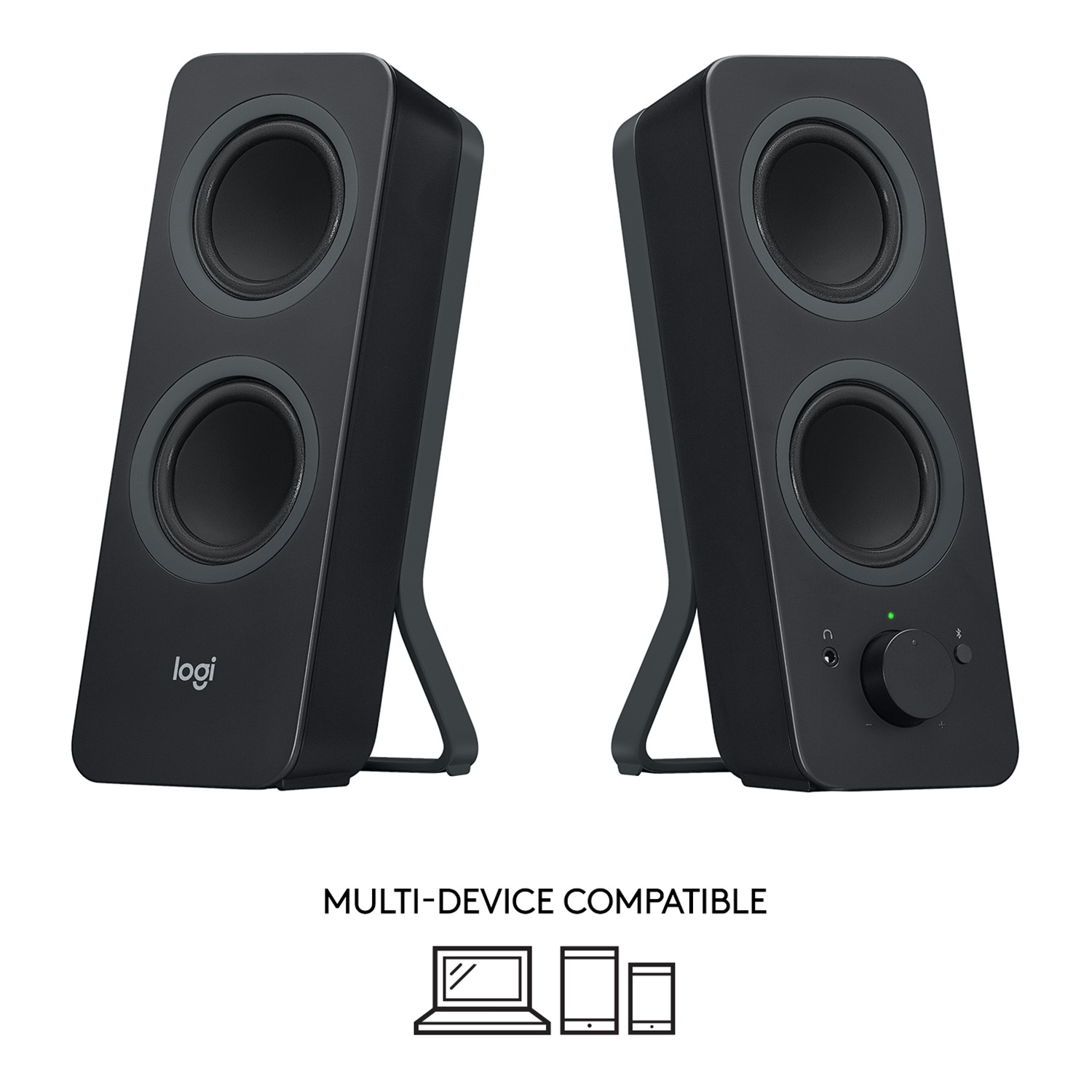 Voir la diapositive 4 : LOGITECH Enceinte Bluetooth pour ordinateur Z207- Noir