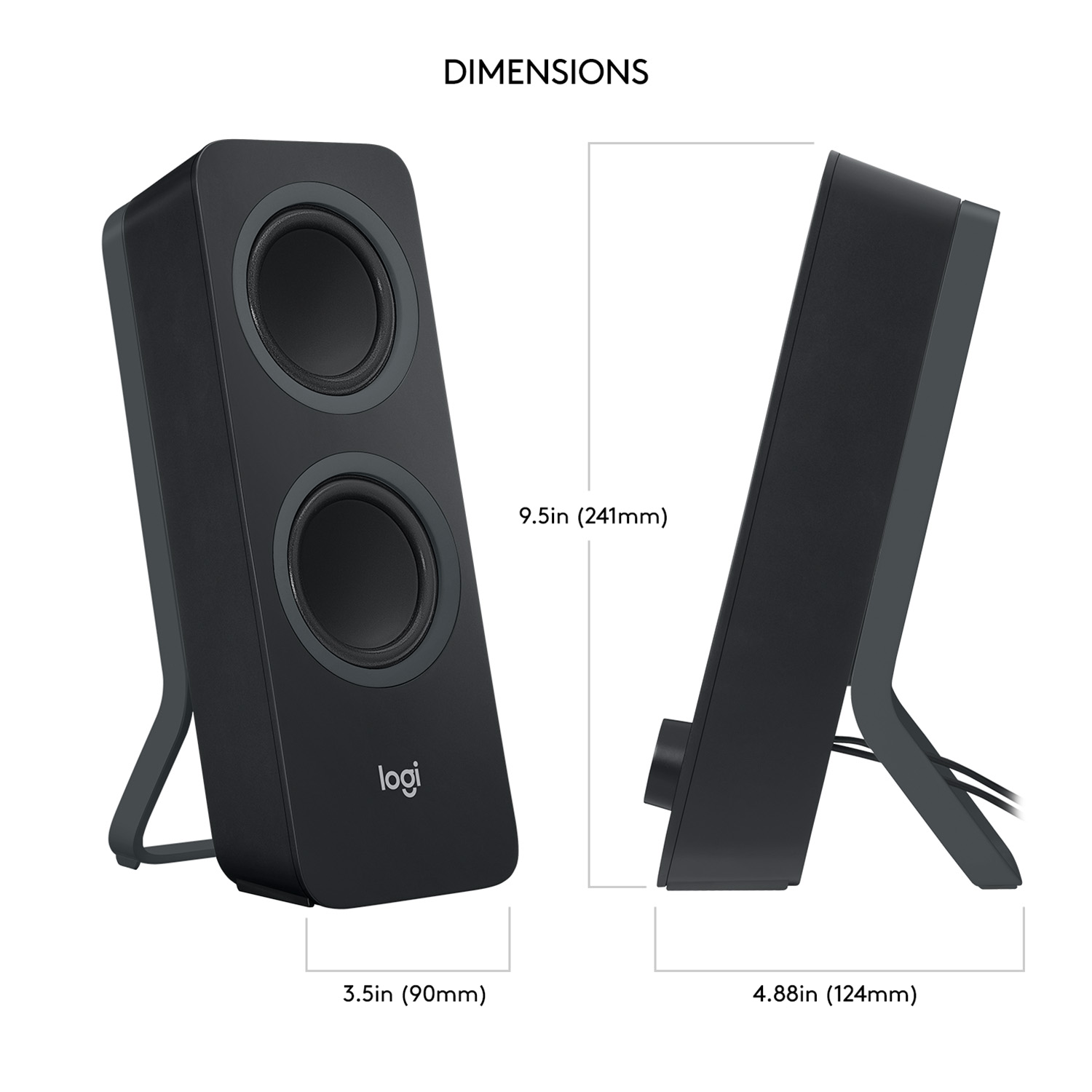 Voir la diapositive 5 : LOGITECH Enceinte Bluetooth pour ordinateur Z207- Noir