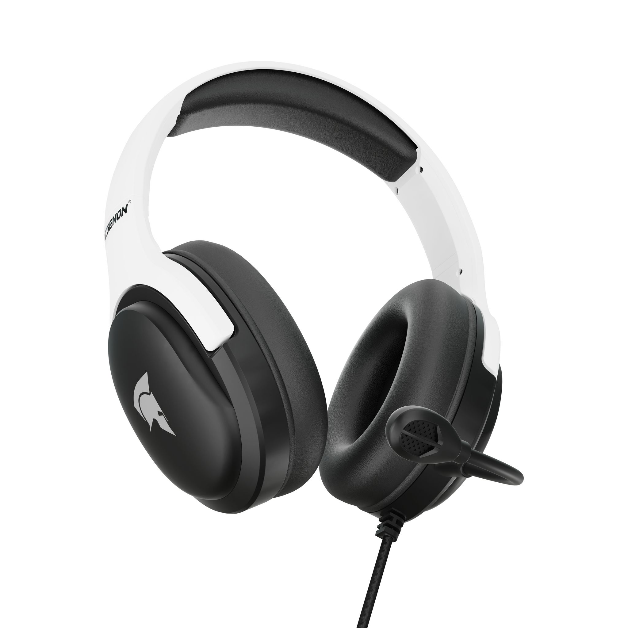Voir la diapositive 3 : AZGENON Casque Gaming AG-H200P - Blanc