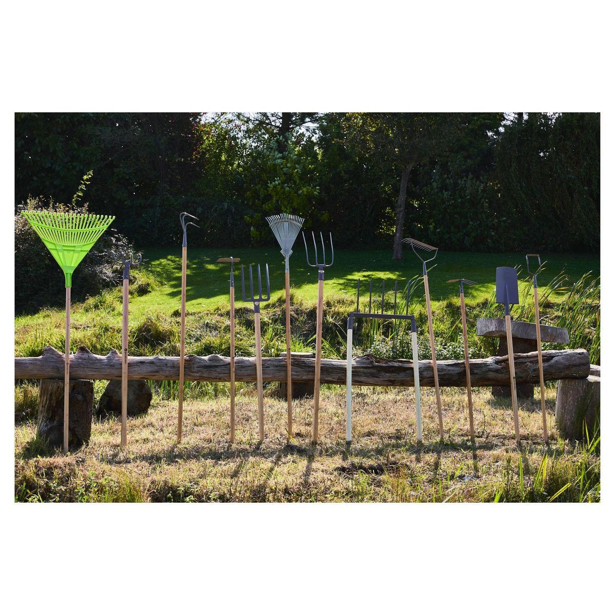 GARDENSTAR Fourche à fumier manche bambou FSC - H164 cm