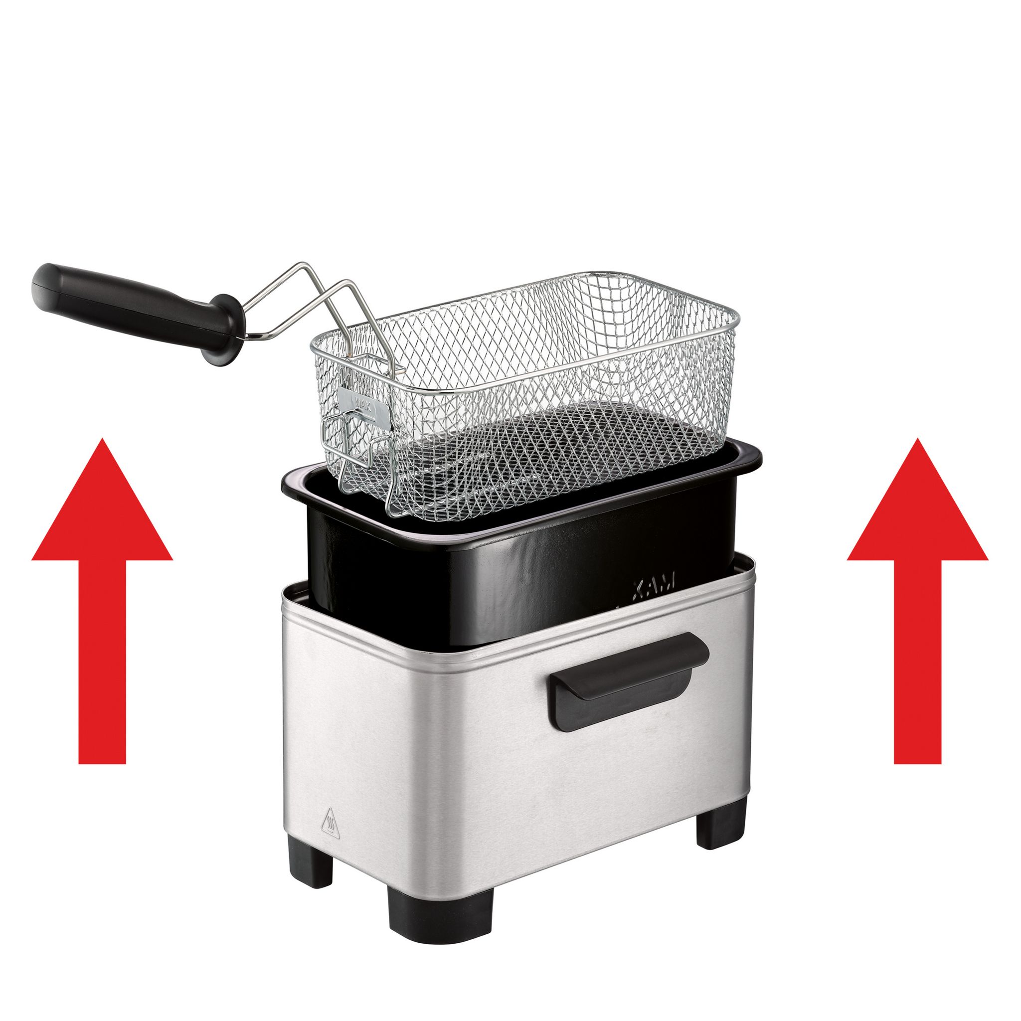 Voir la diapositive 4 : MOULINEX Friteuse électrique semi-professionnelle&nbsp; Easy Pro&nbsp;AM331020 - Inox
